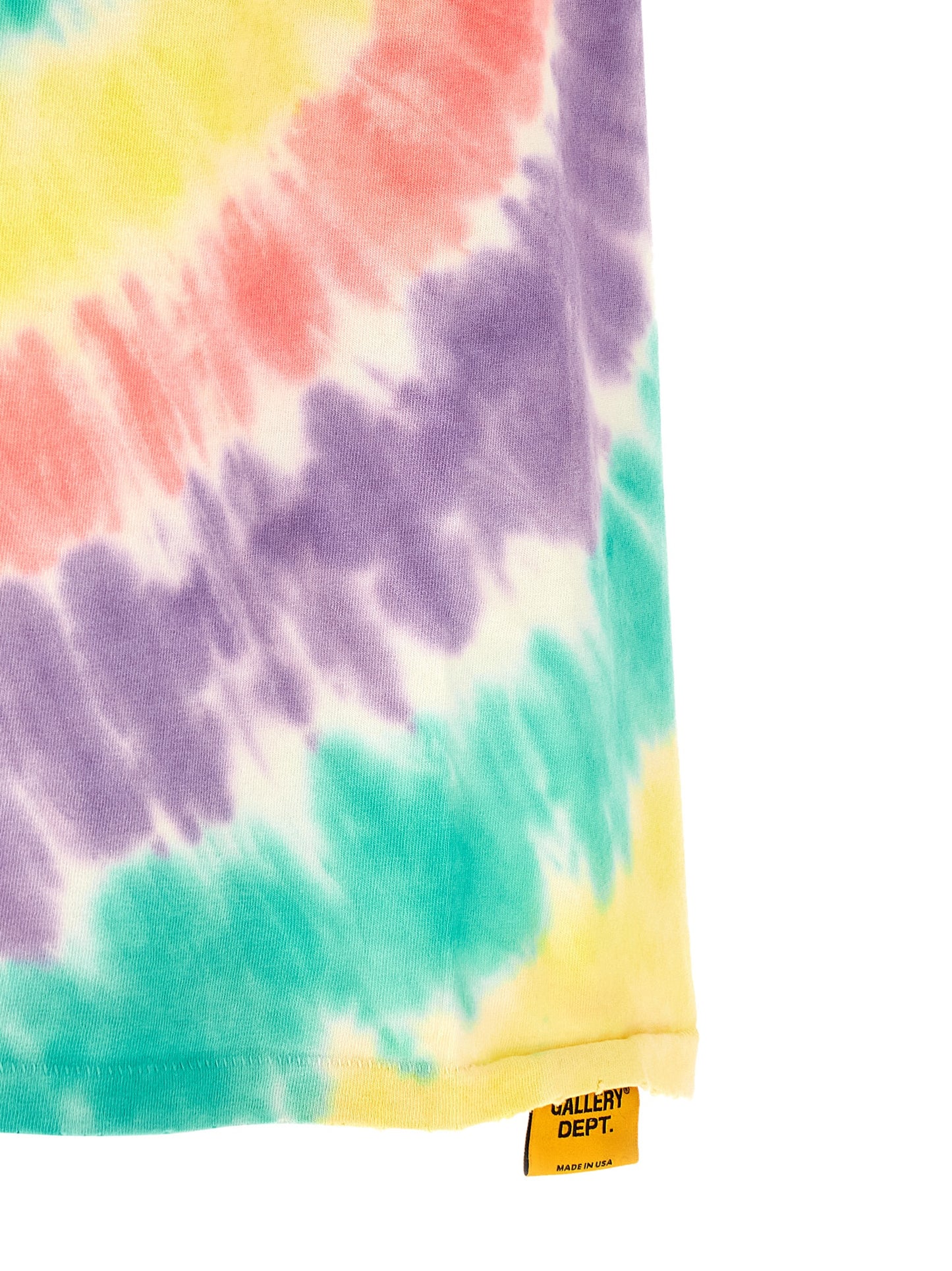 T-Shirt by GALLERY DEPT. for men in cotton gradient, multicolor, tie-dye & print showcases a dramatic silhouette, elegantly detailed with a dramatic and for a truly dramatic finish.