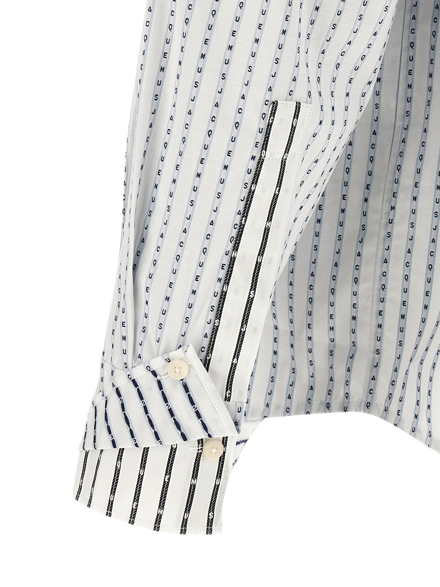 Shirt by Jacquemus for men in cotton horn, multicolor & jacquard, featuring a nuanced and nuanced for a sophisticated finish.