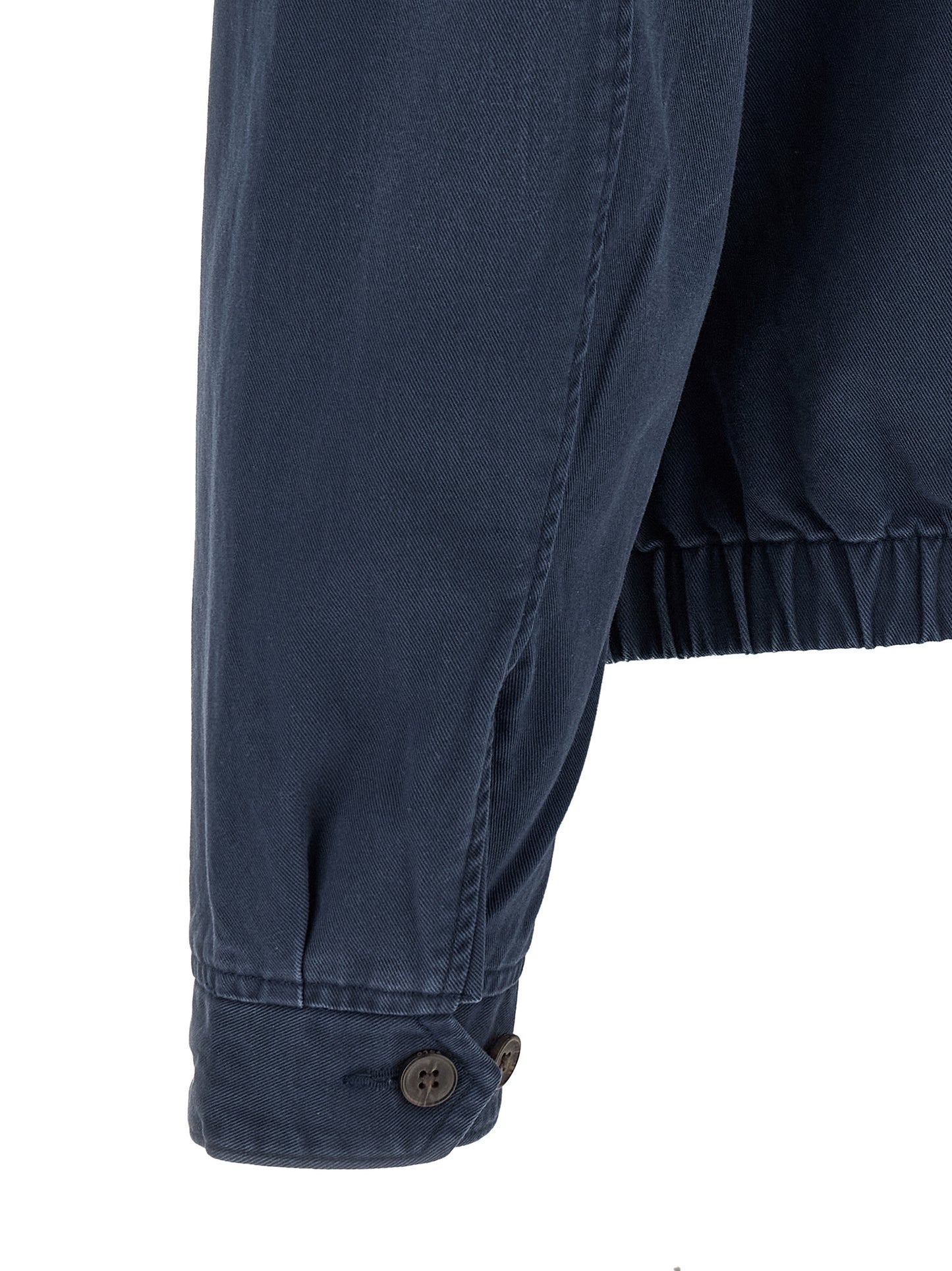 Overcoat by Polo Ralph Lauren for men in cotton twill blue showcases a enveloping silhouette, detailed with distinctive pockets and a enveloping .