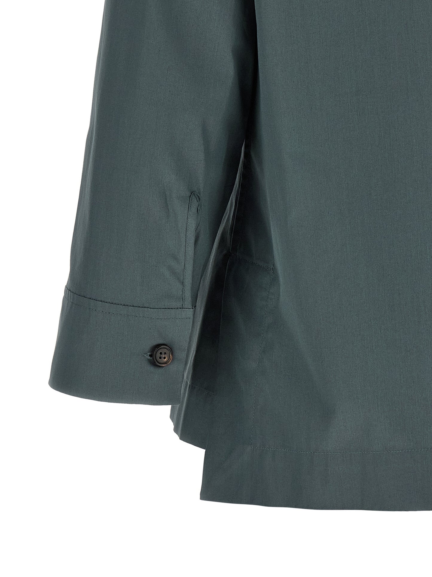 Blouse by S Max Mara for women in cotton gray & horn presents a discerning silhouette, showcasing a sophisticated and for a truly discerning finish.
