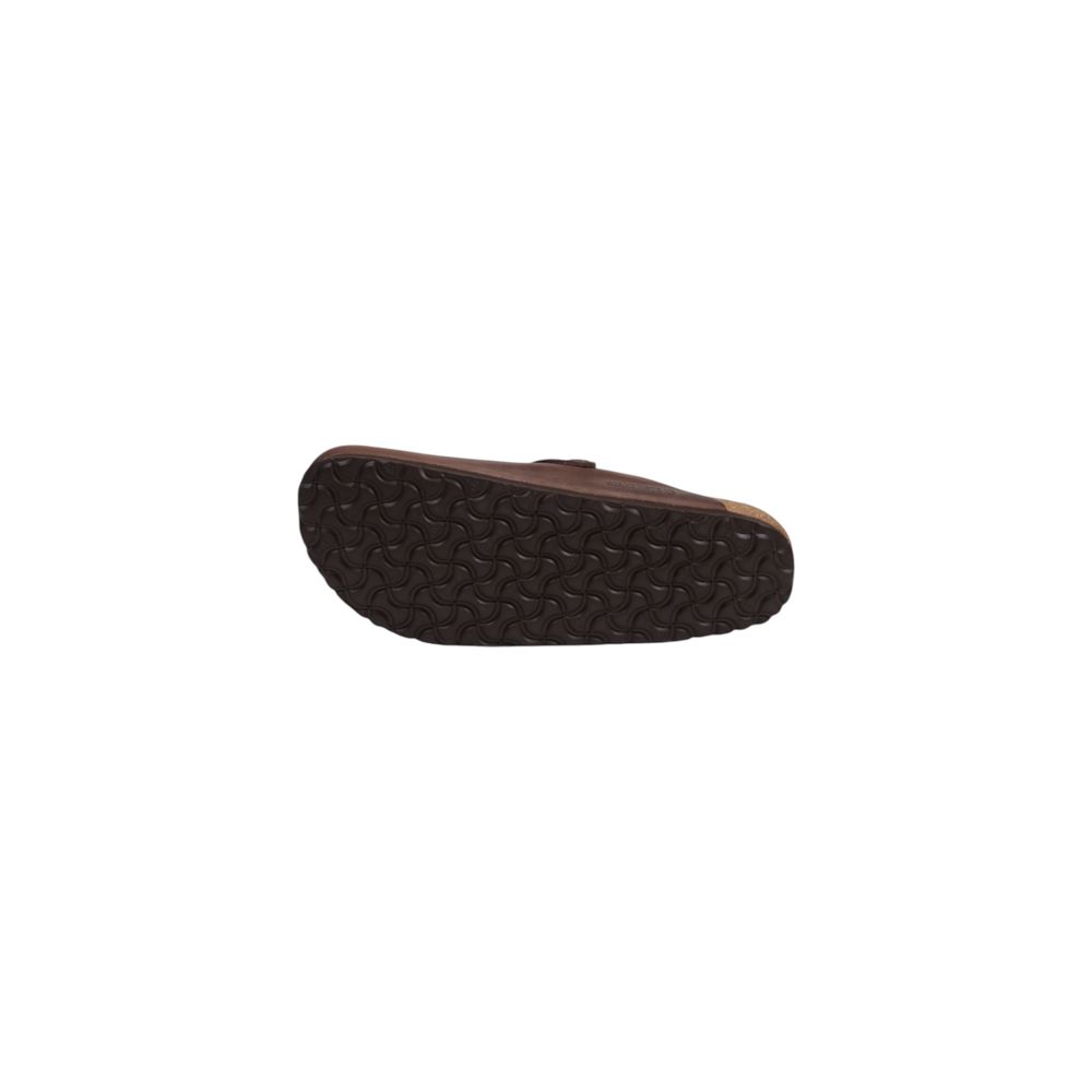 Birkenstock Men's EVA Latex Leather & Cork Clogs Sandals Flat Shoes - Brown