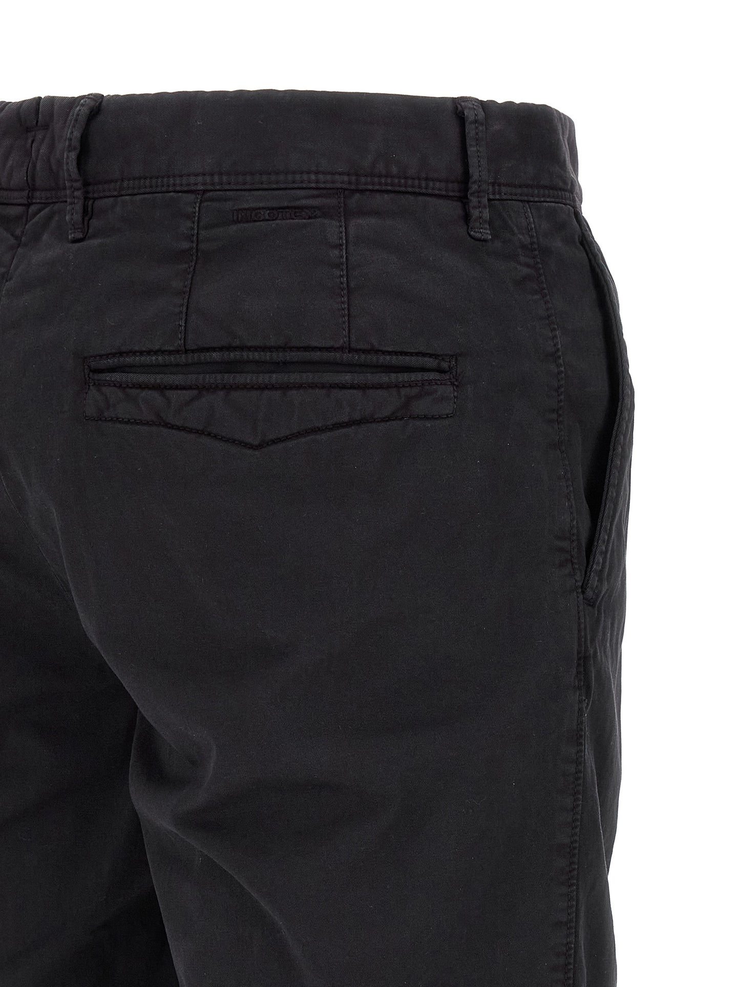 Incotex Men's Stretch Cotton Bermuda Shorts - Blue