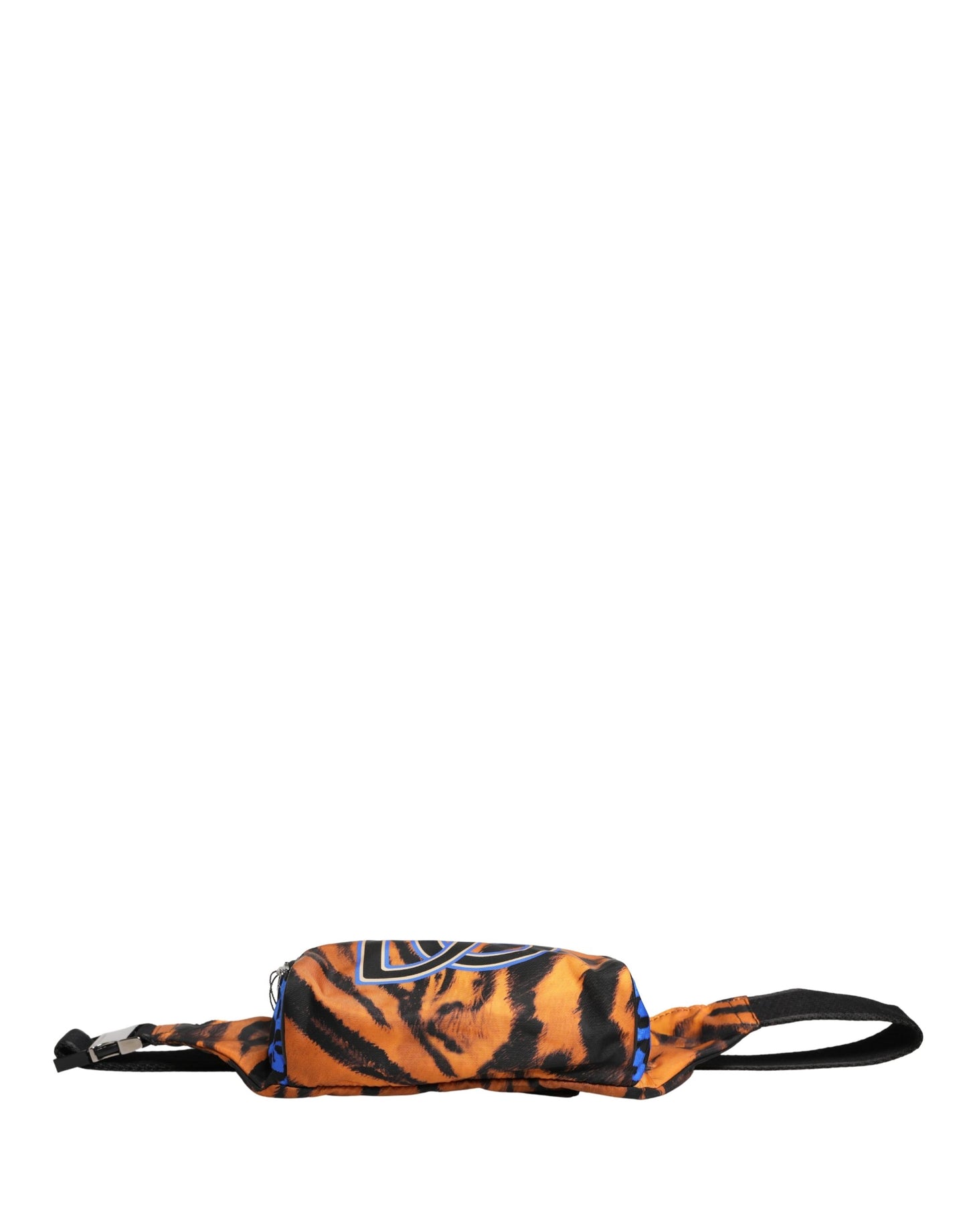 Fanny Pack Belt Bag by Dolce & Gabbana for men in calf leather blue, brown, silver & print features a jet-setting Calf Leather Fanny Pack Belt Bag design, showcasing a secure zipper with ample and versatile belt-strap for a jet-setting finish.