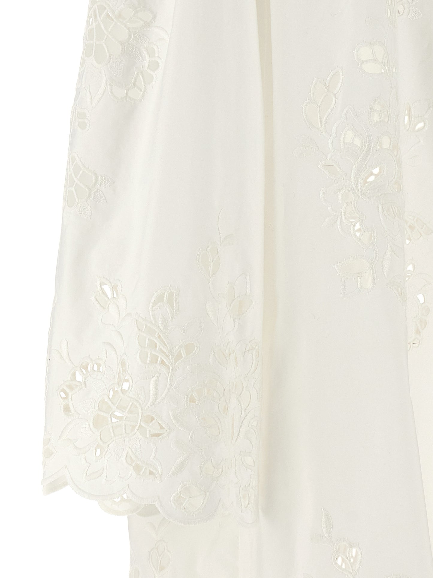 Dress by Dolce & Gabbana for women in cotton polyester white features an cute silhouette, detailed with a and that elegantly flows into a cute short.