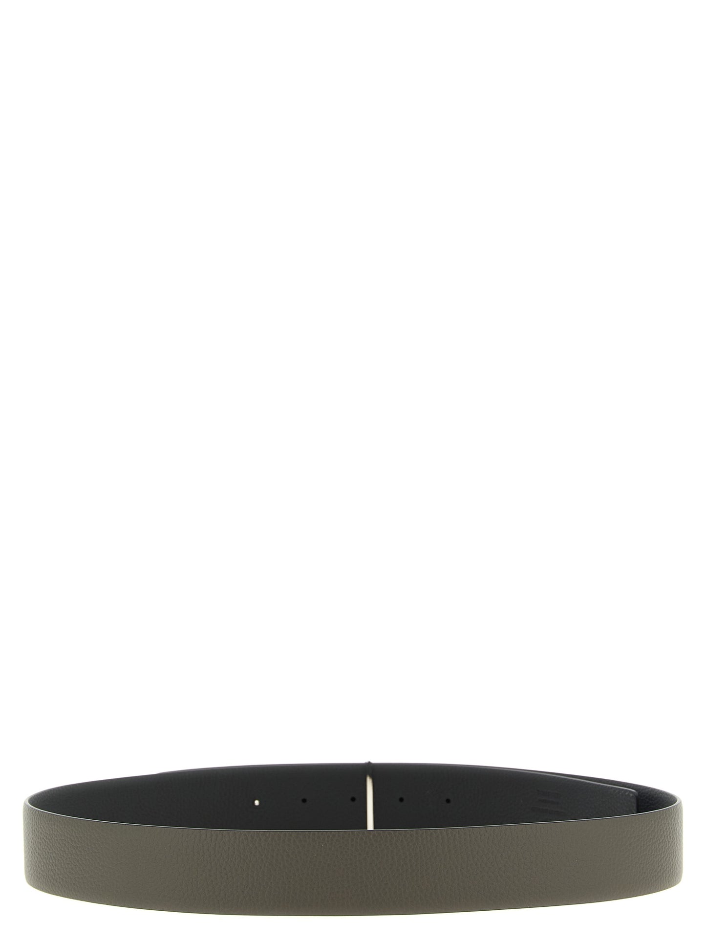 Belt by Tom Ford for men in bos taurus calfskin leather & palladium black, gray, multicolor & palladium features an artisanal silhouette, showcasing the artisanal craftsmanship of the Icon Bos Taurus Calfskin Leather & Palladium Belt collection for a artisanal finish.