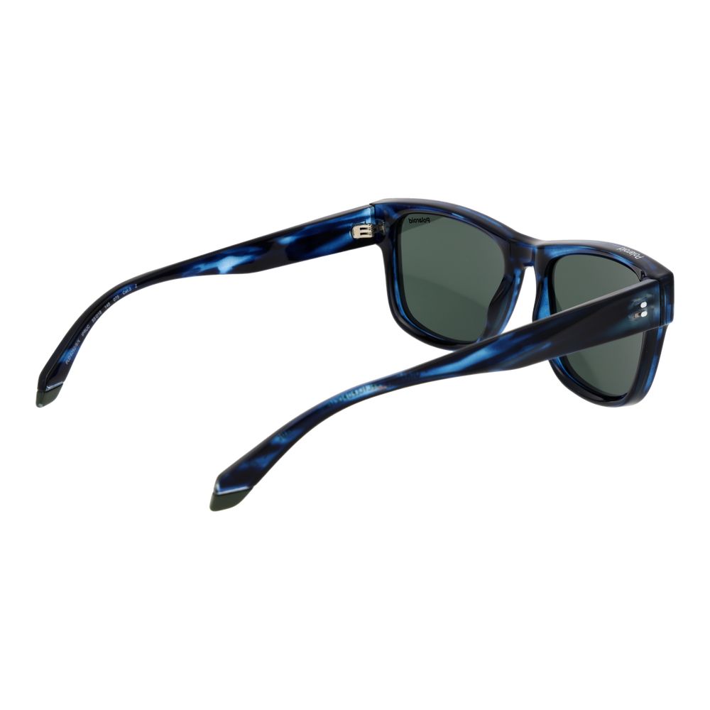 Polaroid Square Polarized Dark-Tint Polycarbonate Sunglasses - Blue
