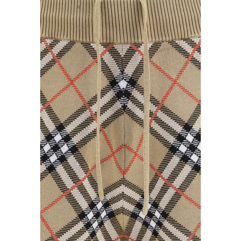 Bermuda Shorts by Burberry for men in stretch polyamide cotton beige & patterned presents a contemporary silhouette, showcasing a contemporary relaxed-fit & regular-fit with a refined short and elegant .