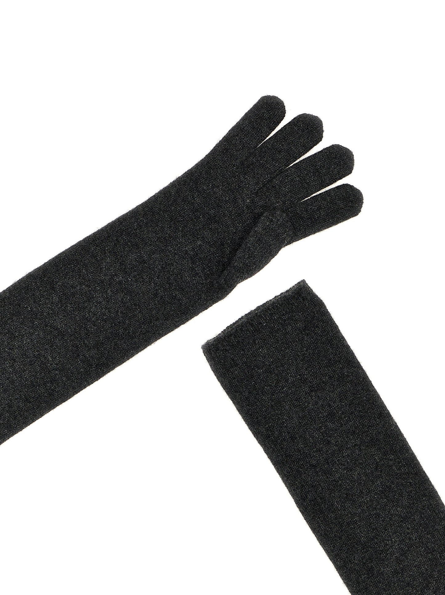 Max Mara Cashmere Gloves - Gray