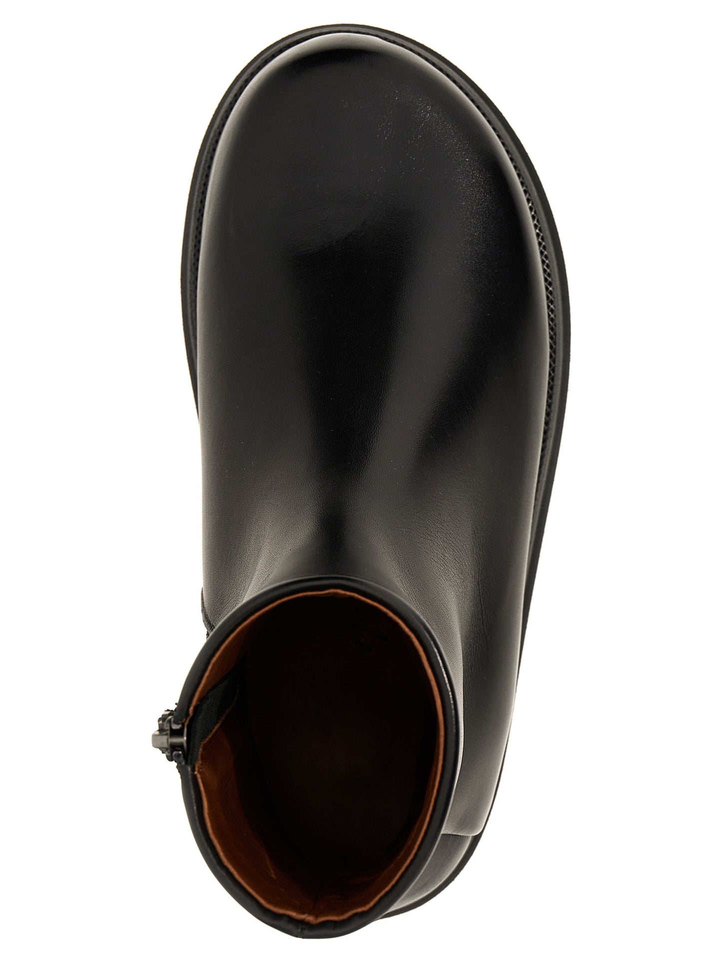 Ankle Boots by Marsell for women in calfskin leather black features an high-performance silhouette, showcasing the sophisticated design of the Women's Calfskin Leather Ankle Boots with a and a refined .
