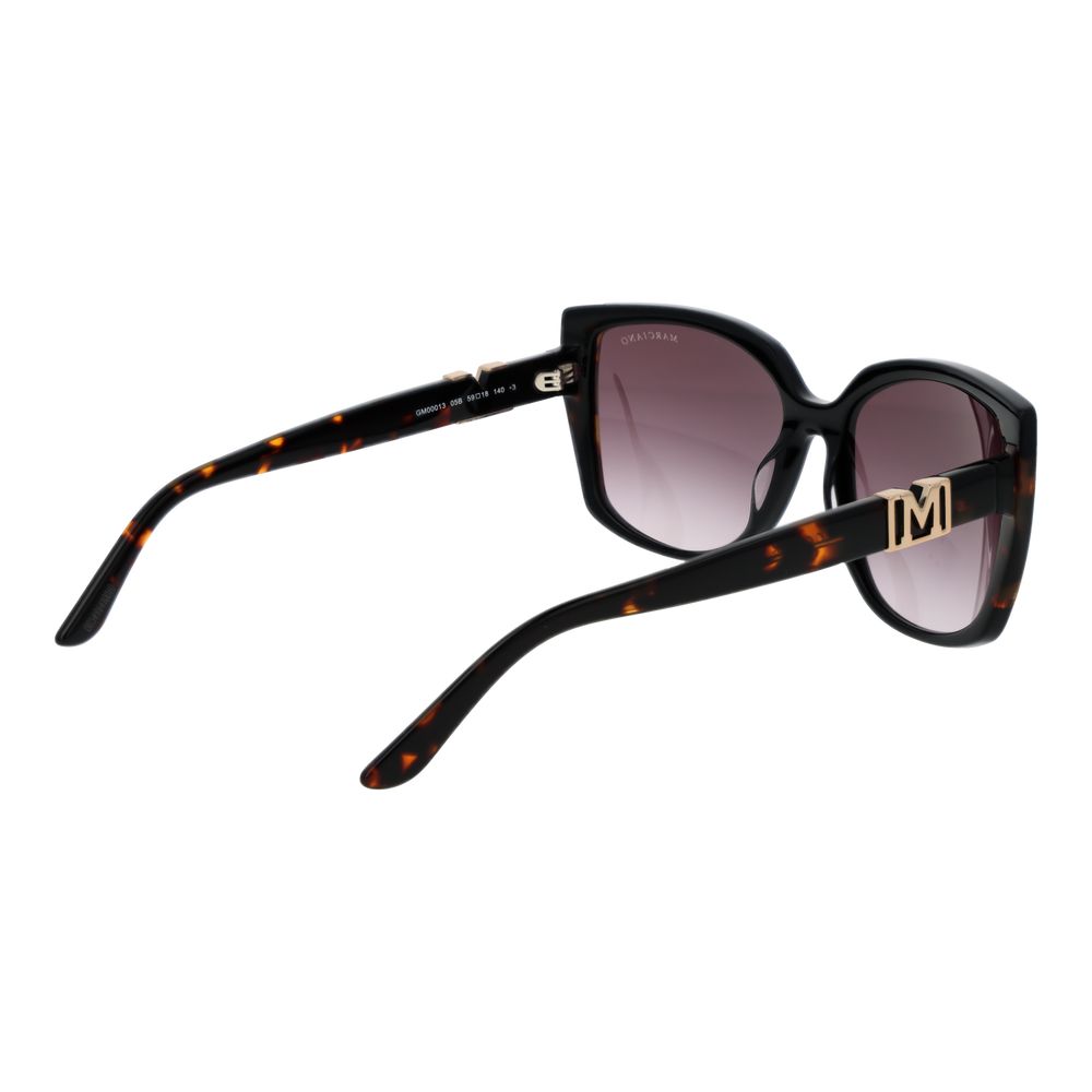 Marciano by Guess Butterfly Dark Tint Gradient Plastic Sunglasses - Gradient Brown