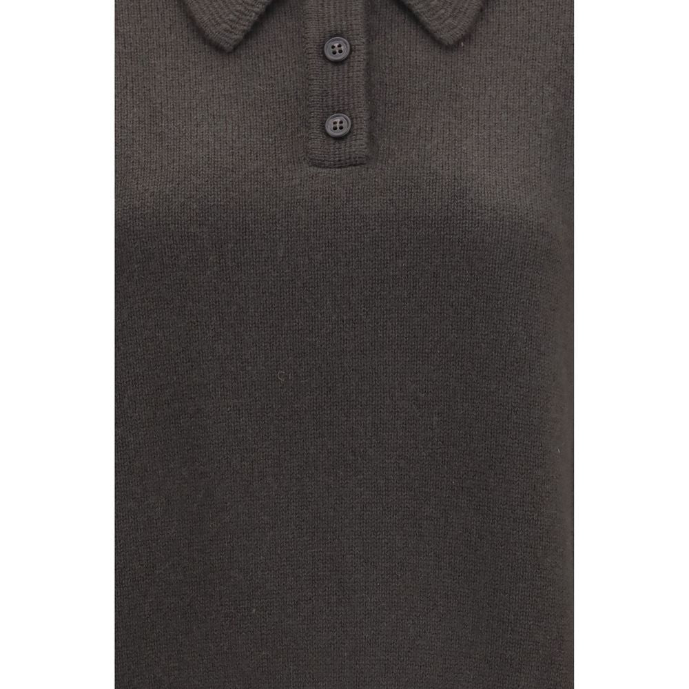 Sweater by Lisa Yang for women in cashmere & capra leather brown & natural showcases an masterful silhouette, artfully detailed with a masterful and for a sophisticated, premium finish.