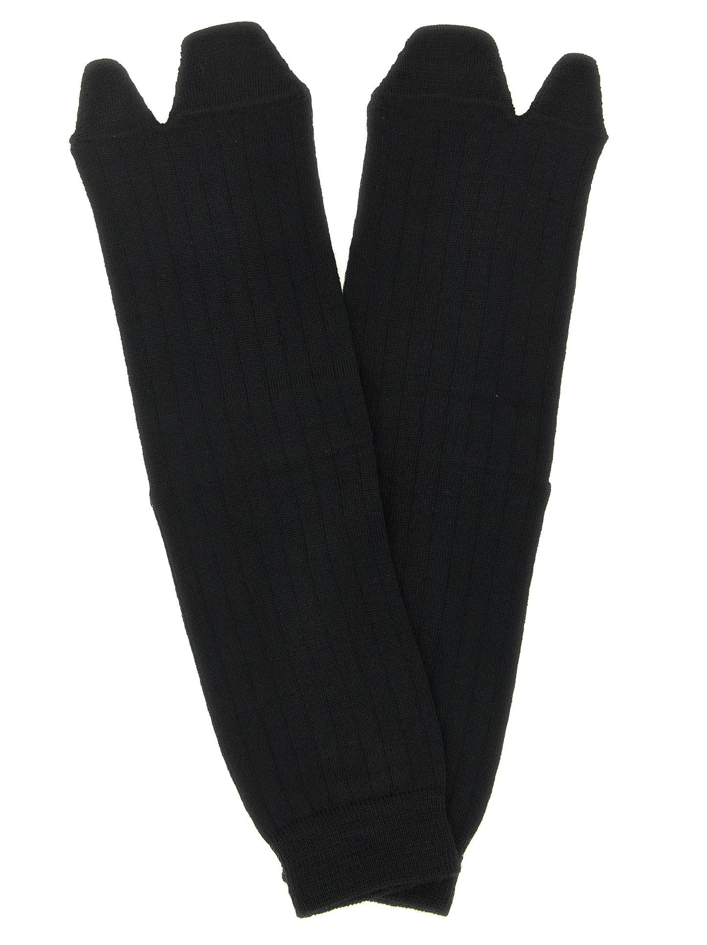 Socks by Maison Margiela for women in polyamide wool black, white & signature features an stylish silhouette, showcasing the stylish design of this Aren Japanese Women's Polyamide Wool Socks with a stylish finish.