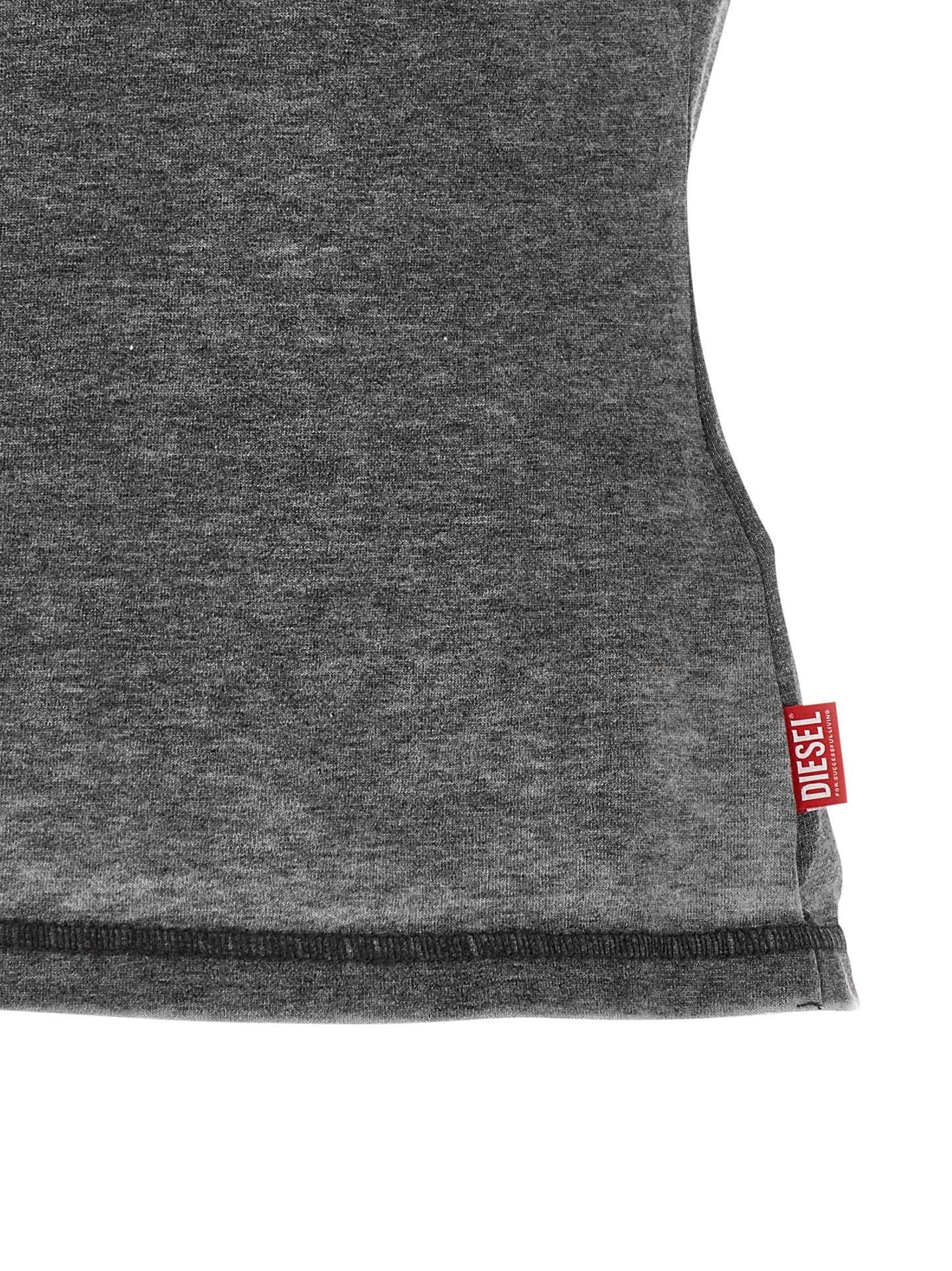 T-Shirt by Diesel for women in polyester cotton black, gray & patterned showcases a chic silhouette, artfully detailed with a chic crew neckline and for a chic finish.