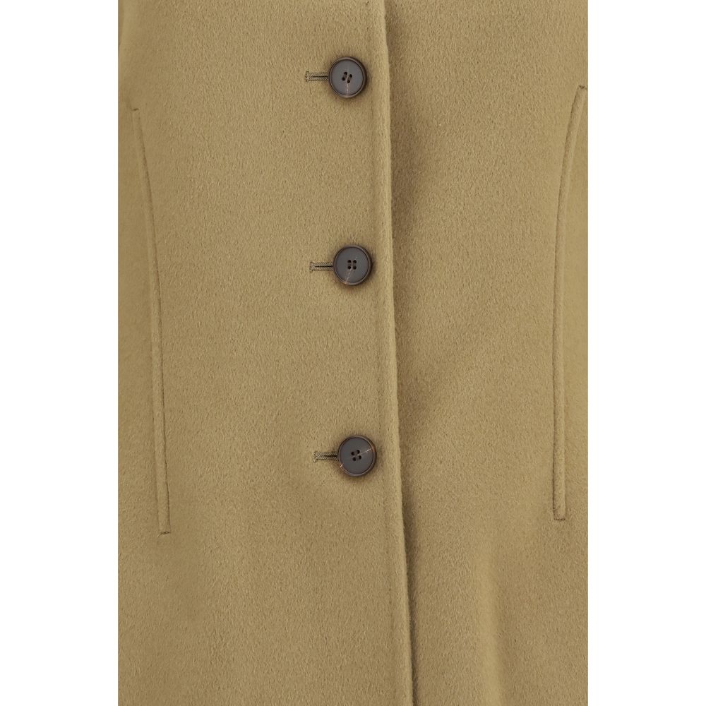 Rohe Women's Cashmere & Merino Wool Overcoat - Beige