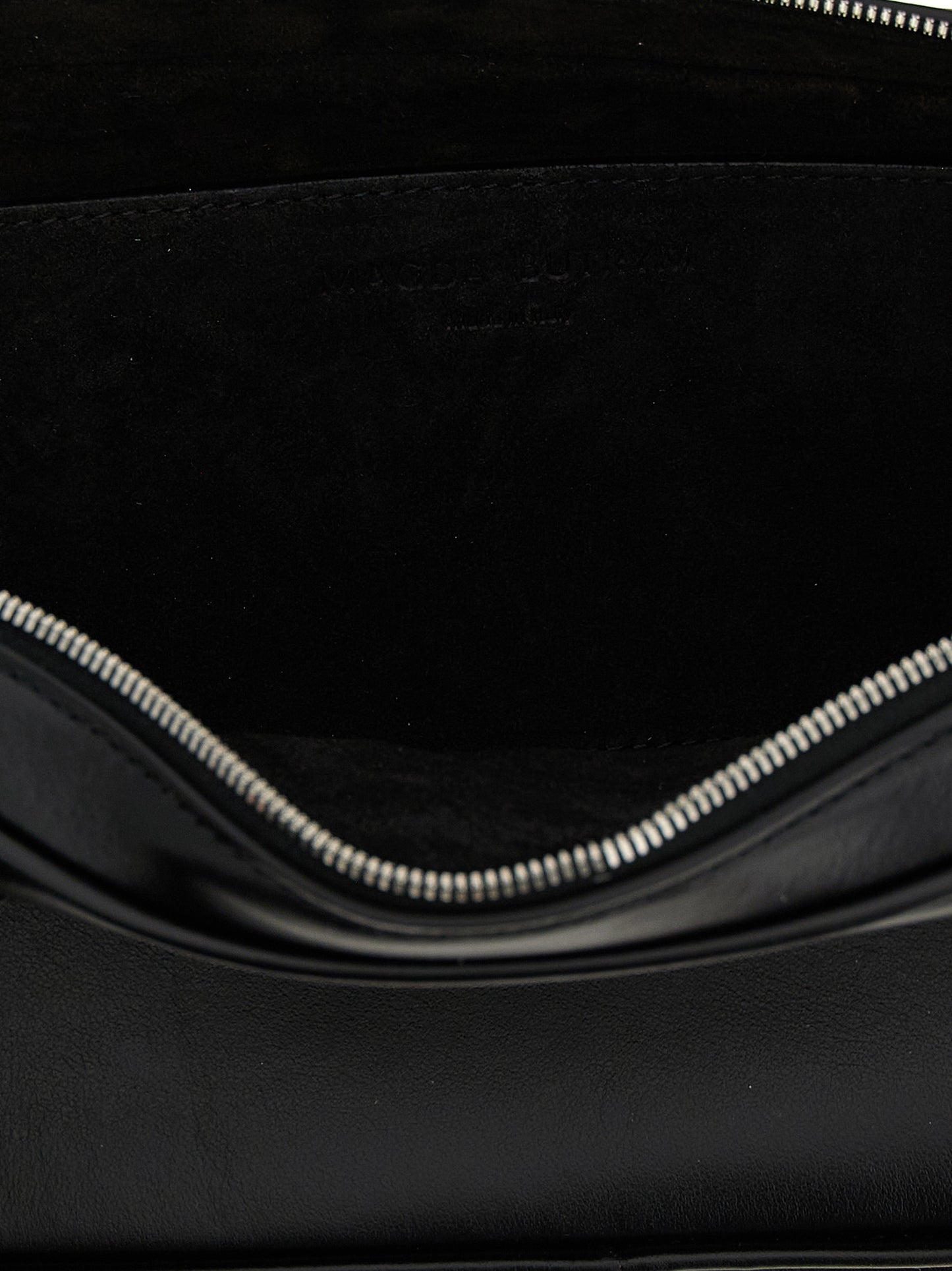 Shoulder Bag by Magda Butrym for women in calfskin leather black, rose & floral features a enviable silhouette, showcasing a secure zipper, ample , and enviable shoulder-strap & handle for a enviable finish.