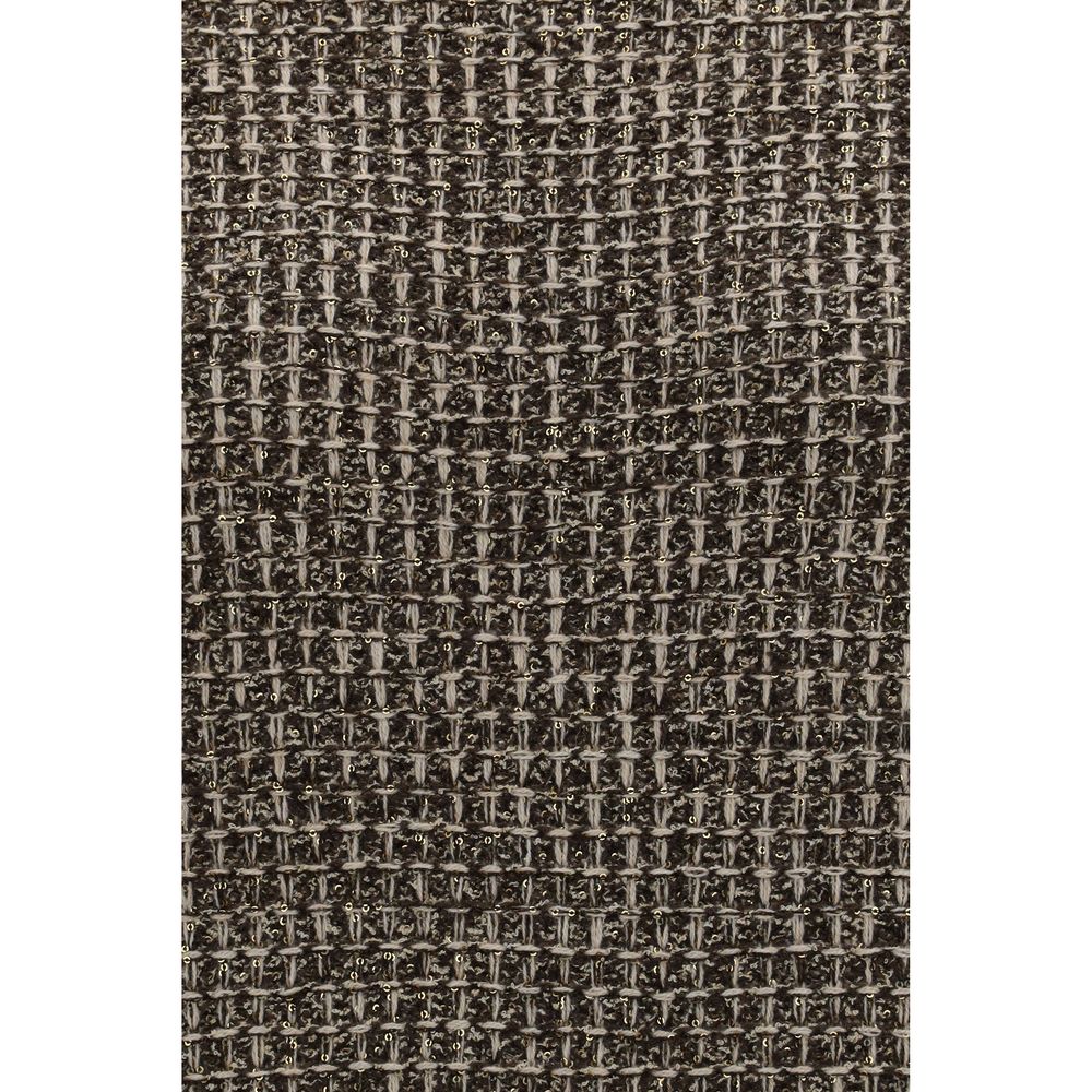 Fabiana Filippi Women's Short-Sleeve Crew Neck Polyamide Polyester Cashmere & Merino Wool Short Dress - Brown Patterned