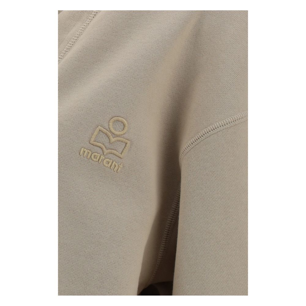 Cardigan by Isabel Marant Étoile for women in cotton polyester beige & toile presents a textural silhouette, artfully finished with a textural and for a sophisticated, textural look.