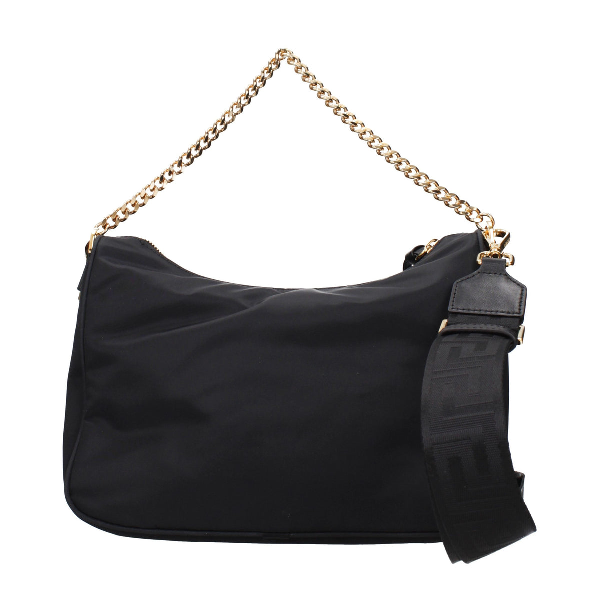 Versace Fabric Handbag - Black