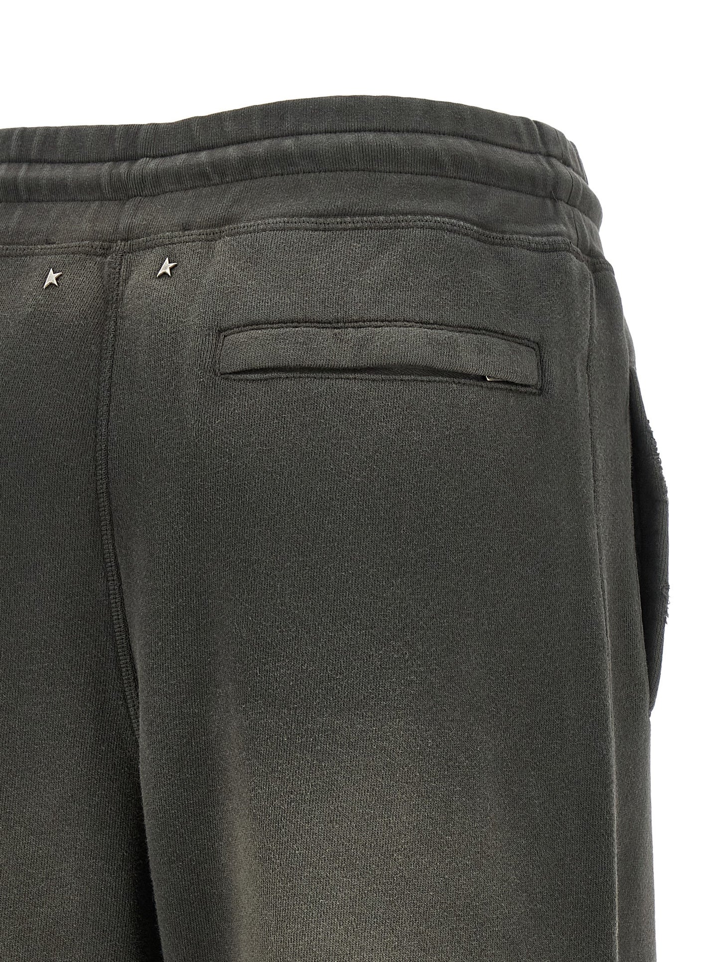 Sweatpants by Golden Goose for women in cotton dark-gray & gray features an versatile silhouette, integrating performance-ready with a versatile wide, long, and .