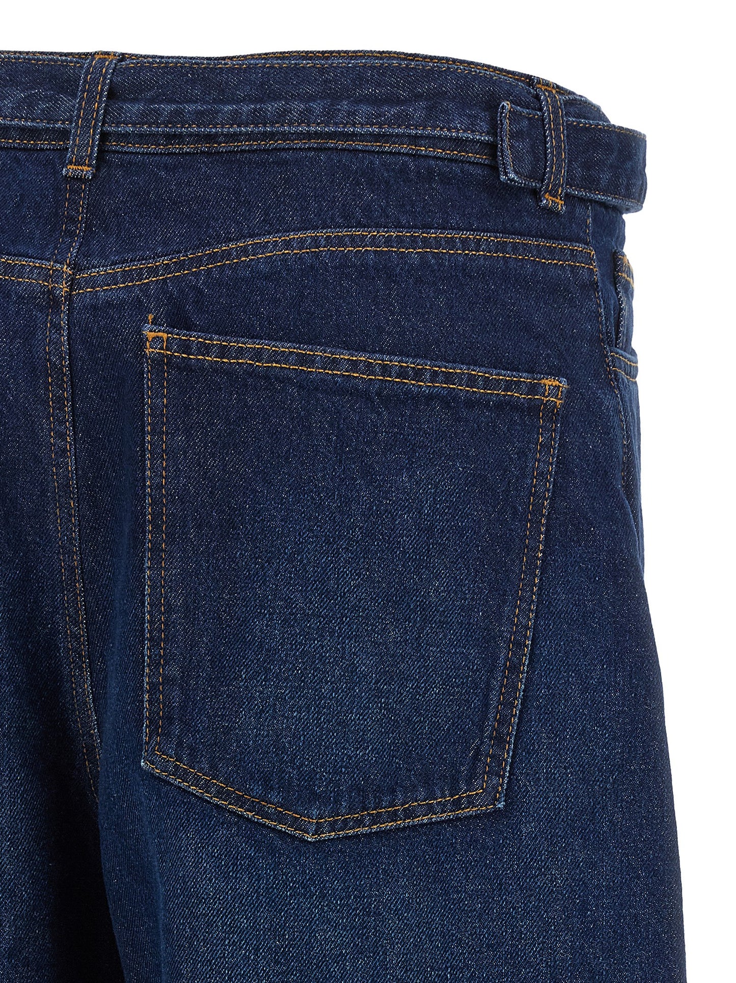 Jeans by Twinset for women in denim cotton blue, gold & patterned features an sophisticated high rise and relaxed-fit with a precise long, creating a sophisticated and sophisticated silhouette.