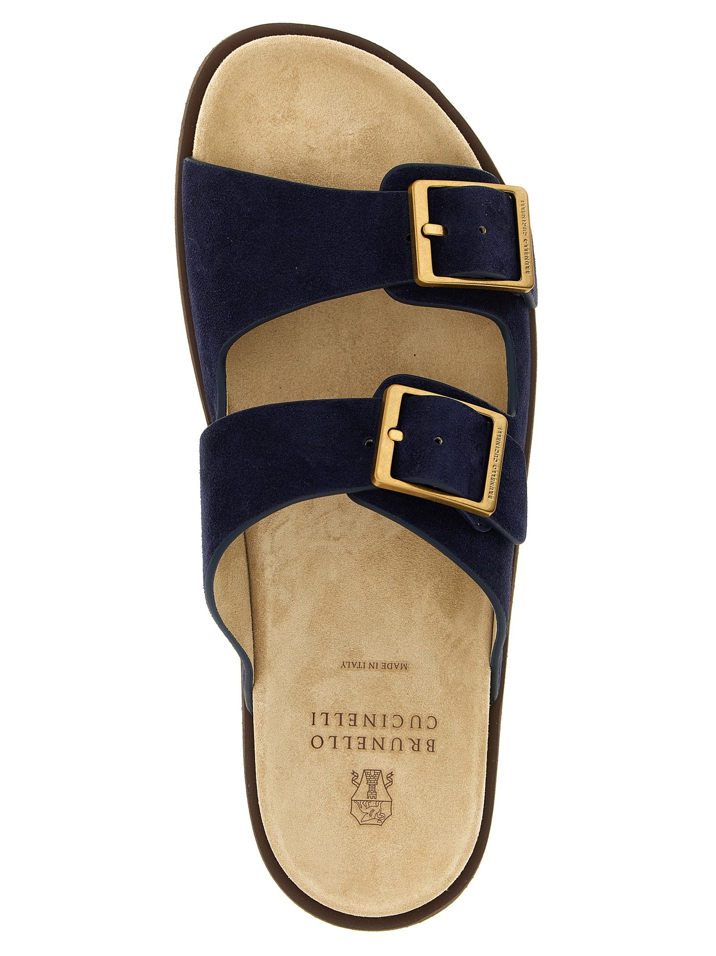 Flat Shoes by Brunello Cucinelli for men in suede calfskin leather blue showcases a resplendent Men's Suede Calfskin Leather Flat Shoes aesthetic, defined by its resplendent and elegant flat.