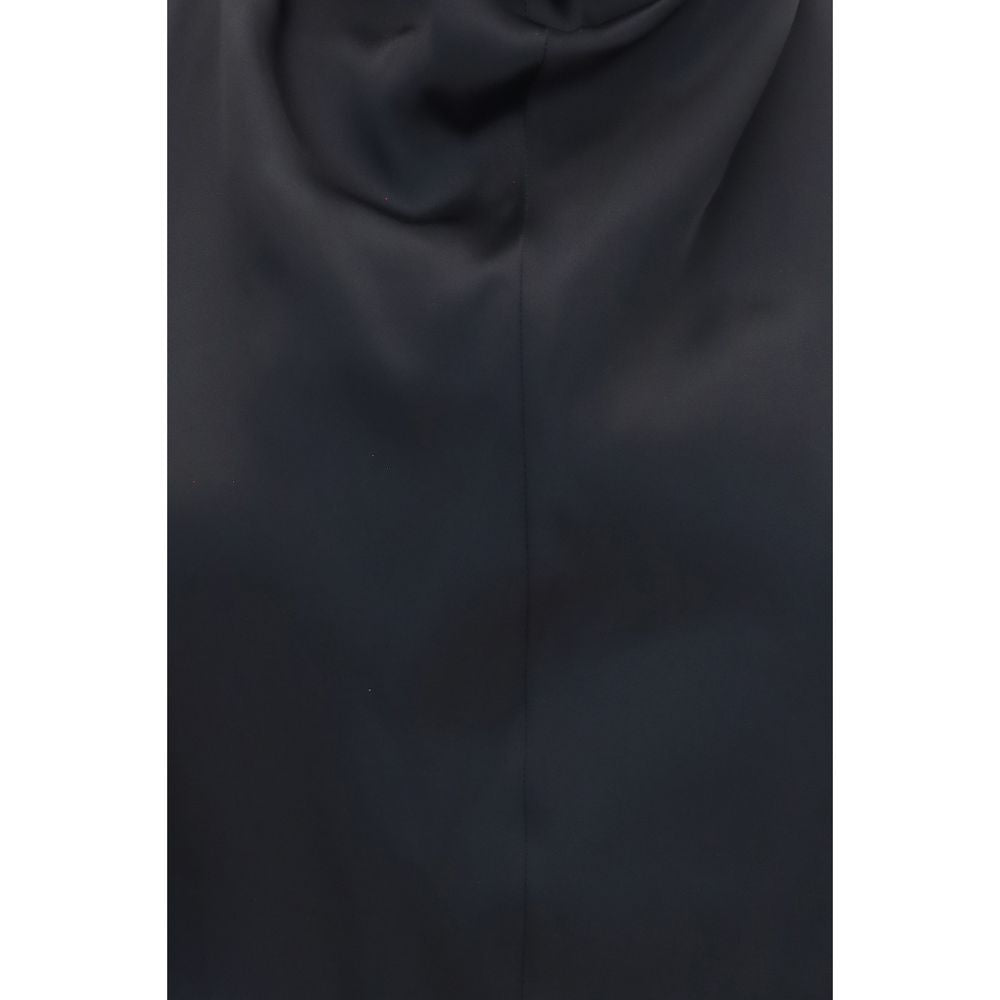 Khaite Women's Regular Fit Acetate & Viscose Blouse - Black