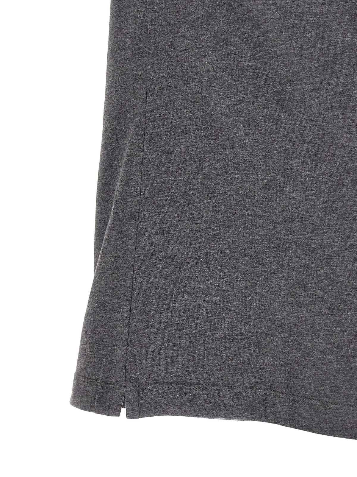Brunello Cucinelli Men's Straight Short-Sleeve Crew Neck Cotton T-Shirt - Gray