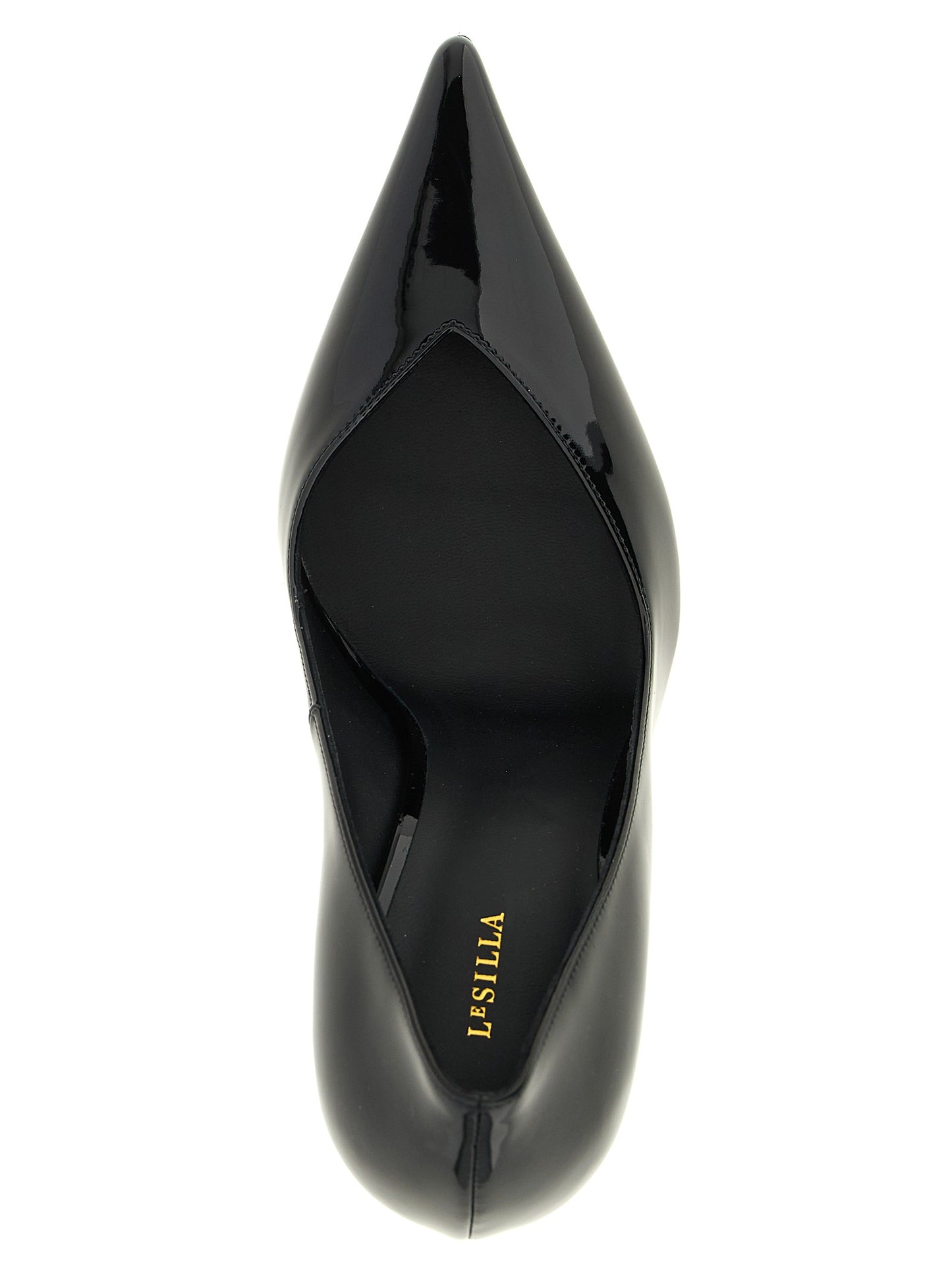 High-Heel Stiletto Pumps Heels by LE SILLA for women in polyethylene & vinyl black showcases a exquisite silhouette, perfectly accentuating Women's Polyethylene & Vinyl High-Heel Stiletto Pumps Heels with a exquisite stiletto high-heel and exquisite .