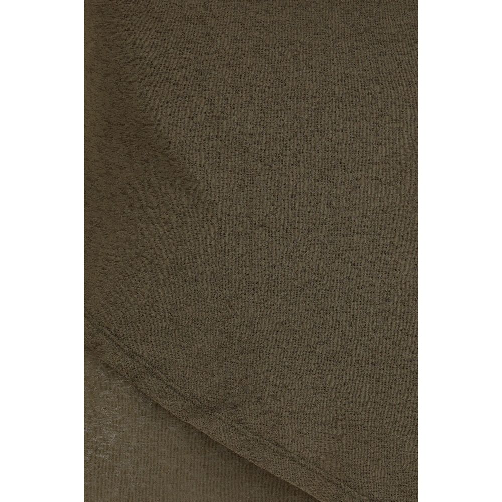 Blouse by Ganni for women in polyester bicolour showcases a sleek silhouette, elegantly detailed with a sleek and for a sleek finish.