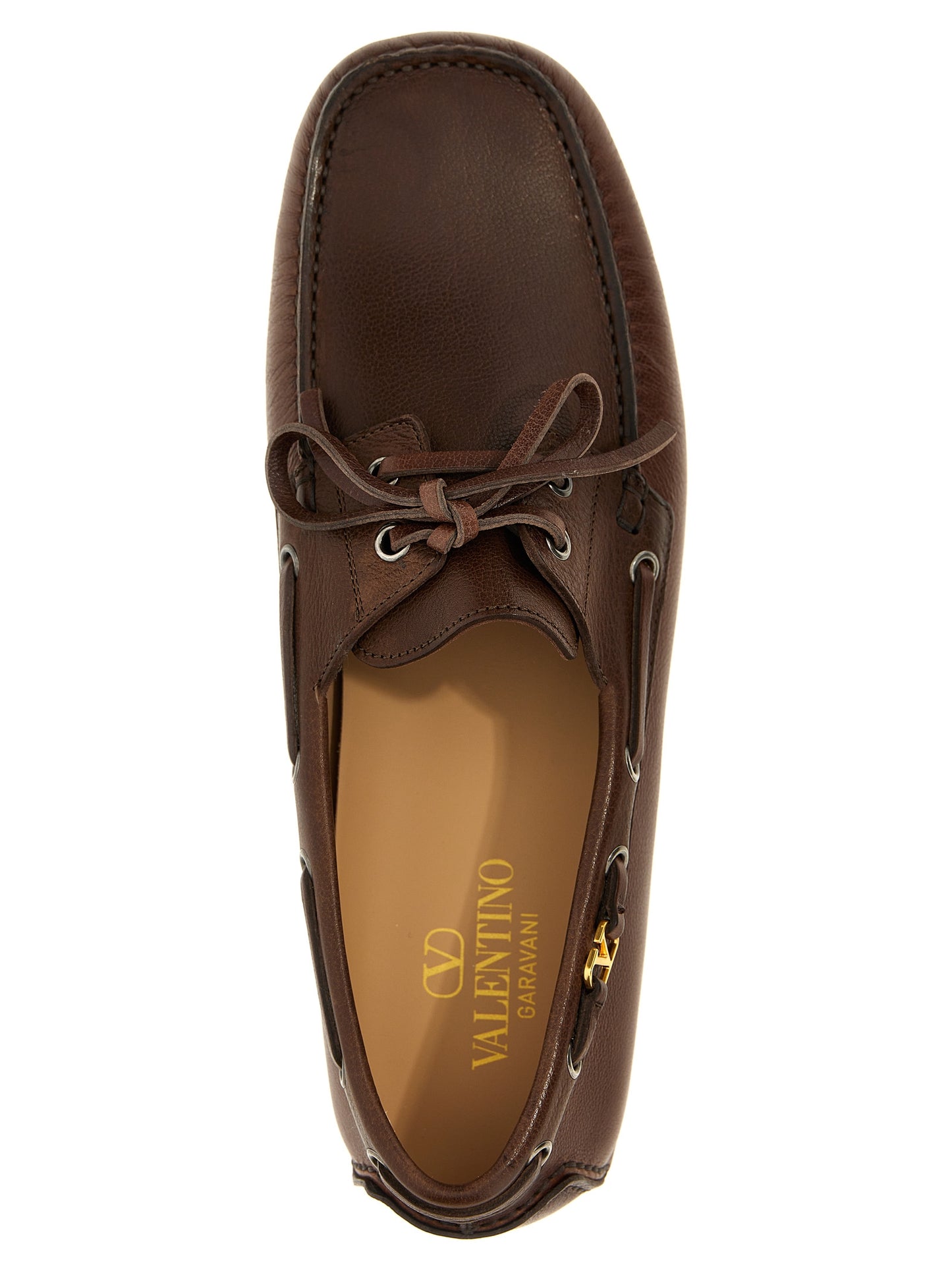 This Loafer Slip-On Lace-Up Shoes by Valentino Garavani for men in buffalo leather brown & signature features an exquisite silhouette from the V Logo Men's Buffalo Leather Loafer Slip-On Lace-Up Shoes collection, defined by a sophisticated and elegant .