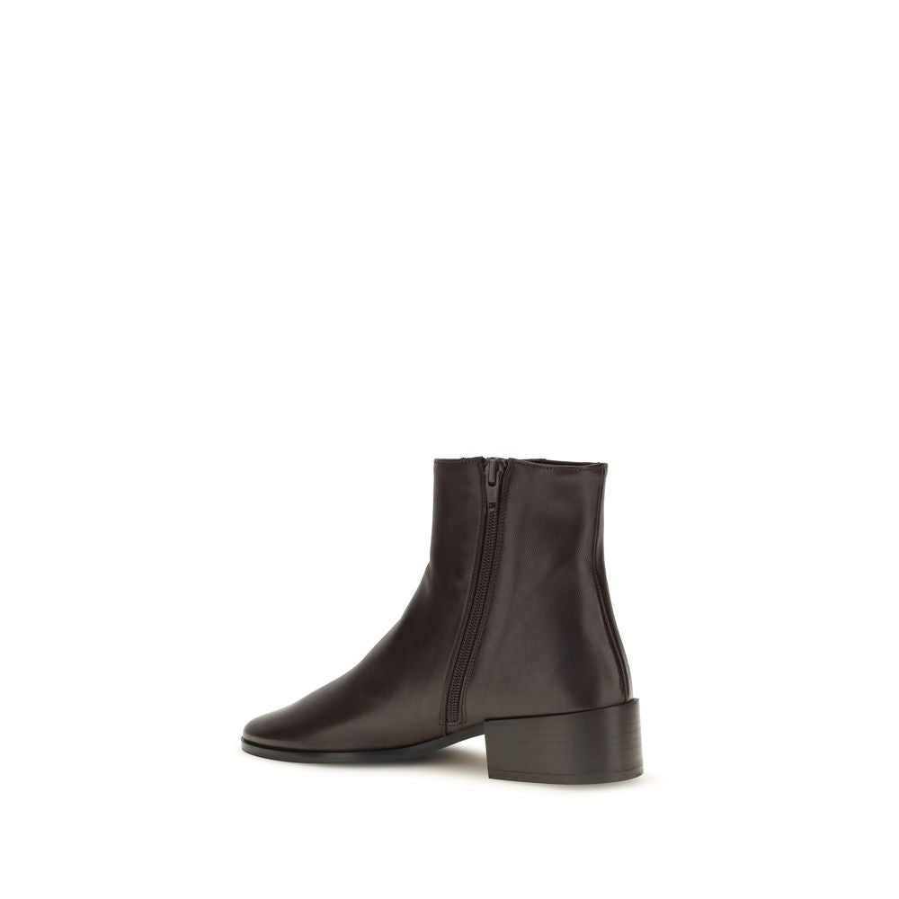 Ankle Cowboy Boots by Dear Frances for women in bos taurus calf leather brown showcases a impeccable silhouette as Women's Bos Taurus Calf Leather Ankle Cowboy Boots, artfully defined by a impeccable block-heel and a impeccable .