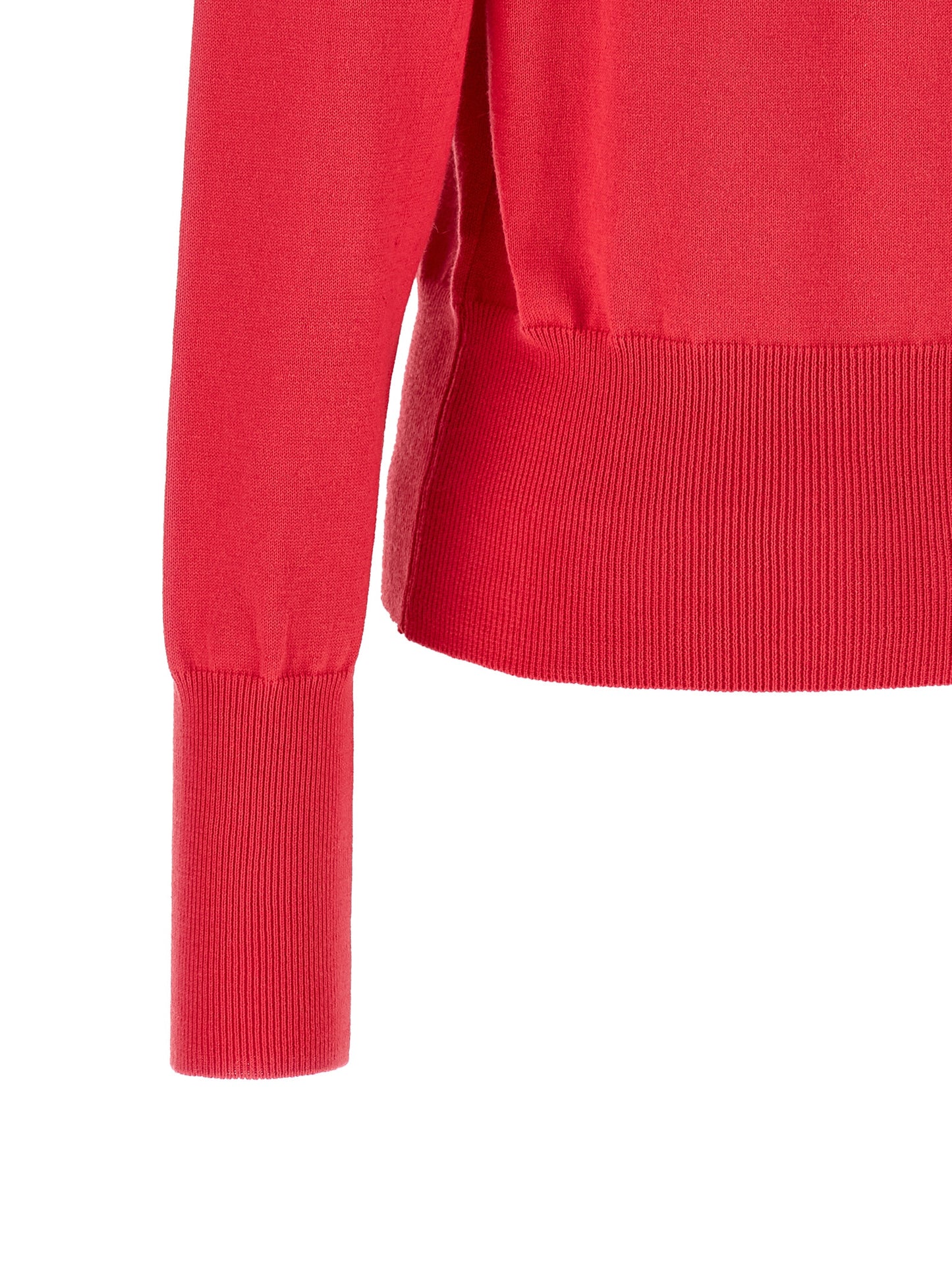 Cardigan by Vivienne Westwood for women in cashmere cotton blend amber, multicolor, red & signature showcases a luxurious silhouette, meticulously detailed with a sophisticated and for a refined finish.