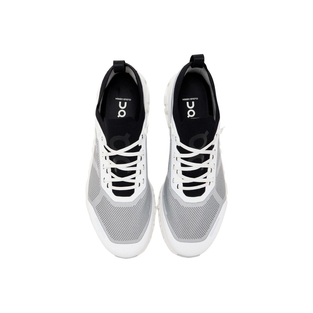 On Running Men's Athletic Synthetic Sneakers - Black Natural White