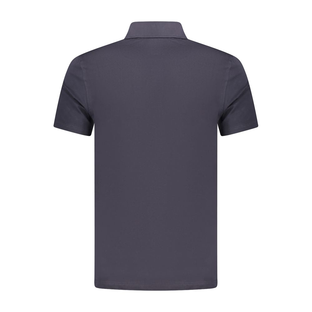 Polo Shirt by Guess Jeans for men in stretch organic cotton blue & print showcases a enviable silhouette, featuring a refined and for a enviable finish.