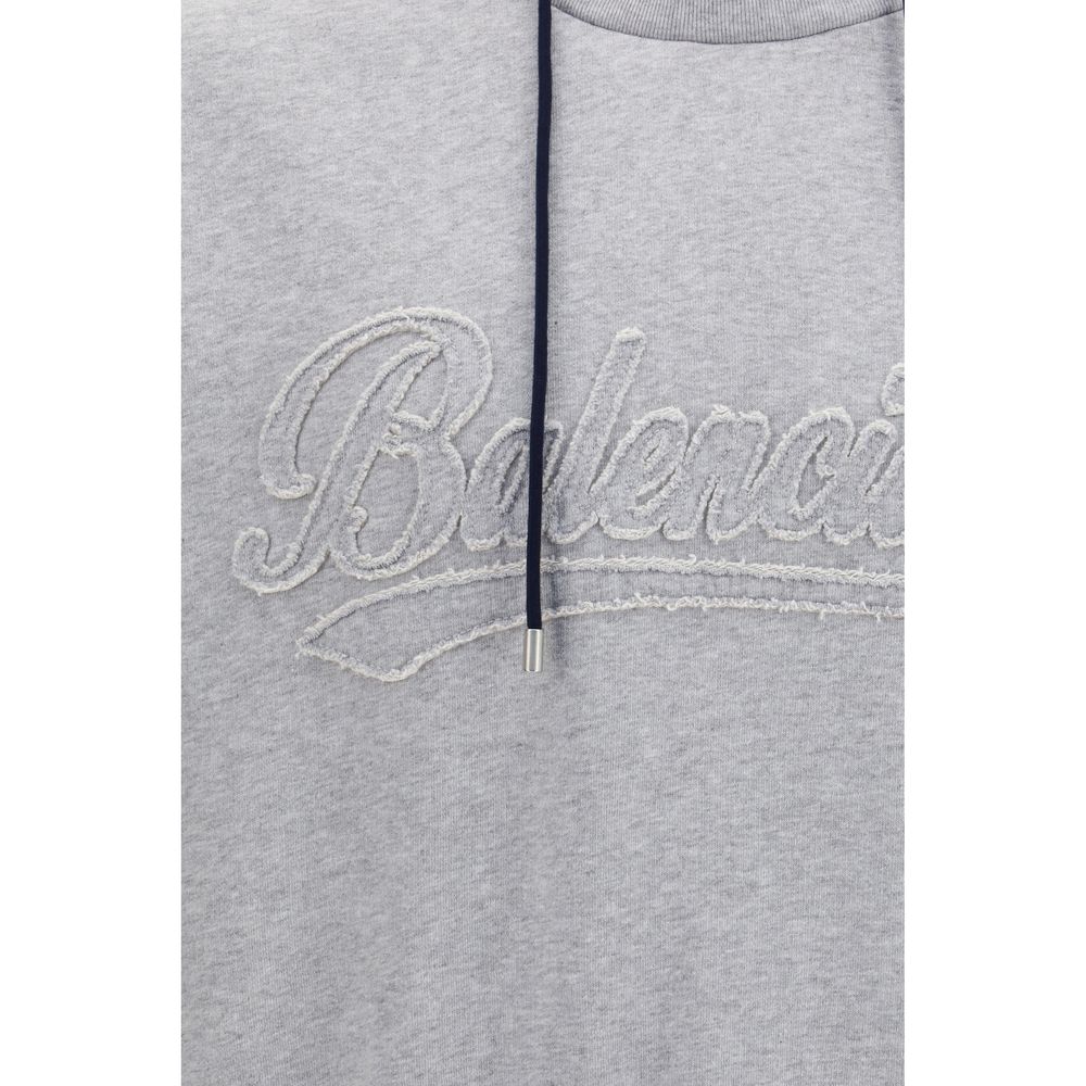 Sweatshirt Hoodie by Balenciaga for men in cotton multicolor features an avant-garde silhouette, showcasing a sophisticated and detail for a truly avant-garde finish.