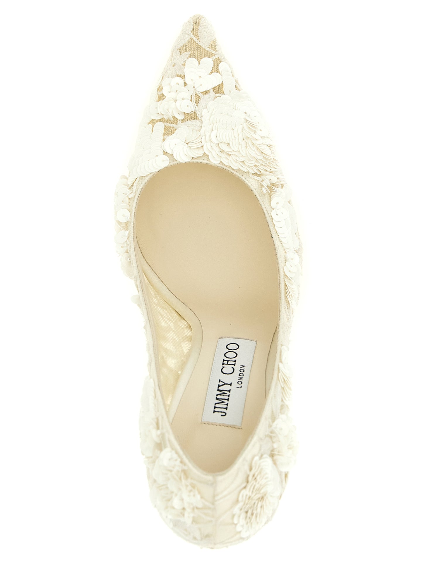 High-Heel Stiletto Pumps Heels by Jimmy Choo for women in silk crepe leather & sequins and beige, ivory & floral showcases a effortlessly elegant silhouette as Women's Silk Crepe Leather & Sequins High-Heel Stiletto Pumps Heels, featuring a effortlessly elegant stiletto high-heel and a effortlessly elegant for an elegant look.