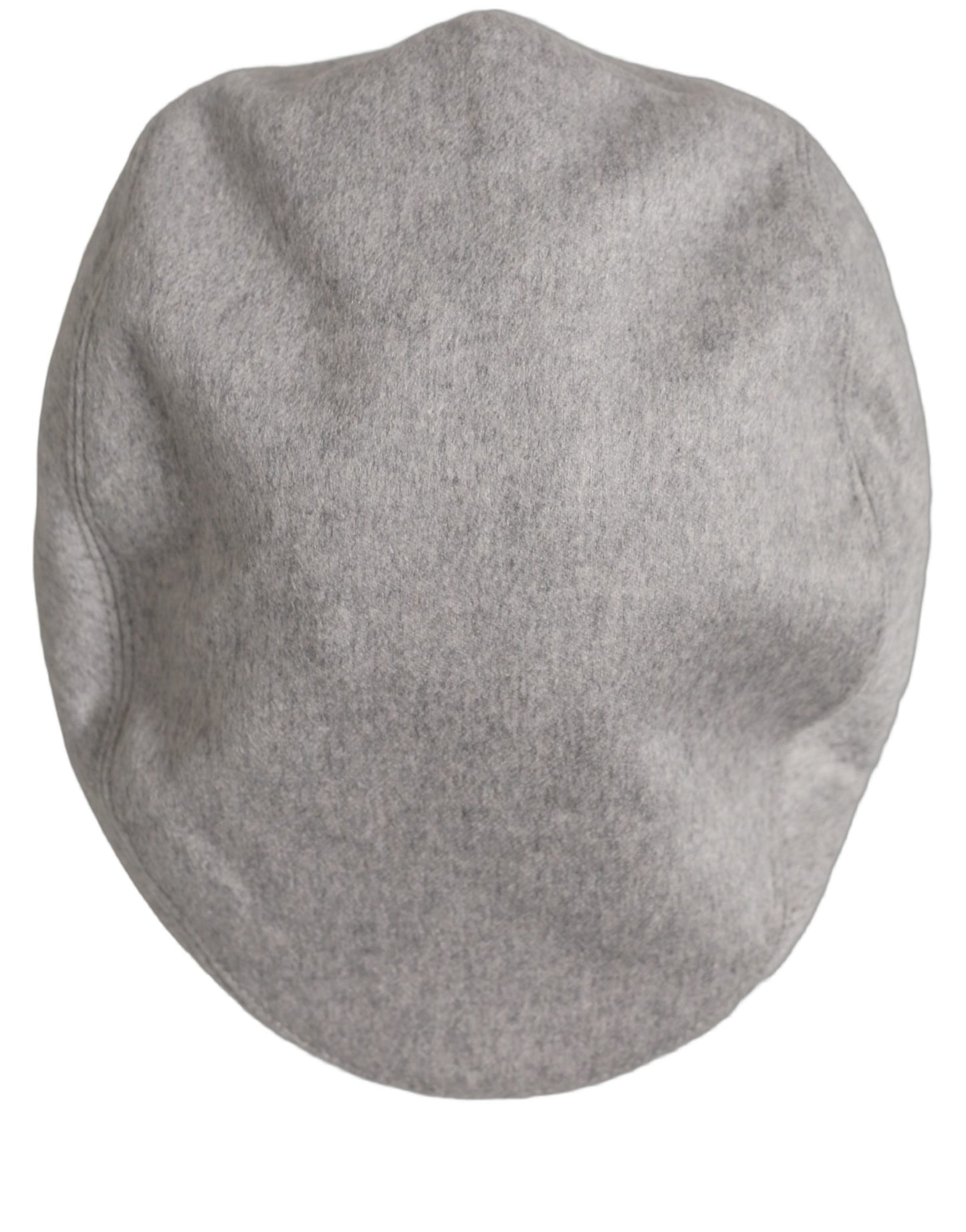 Dolce & Gabbana Men Light Grey Cashmere Newsboy Cabbie Cap Hat
