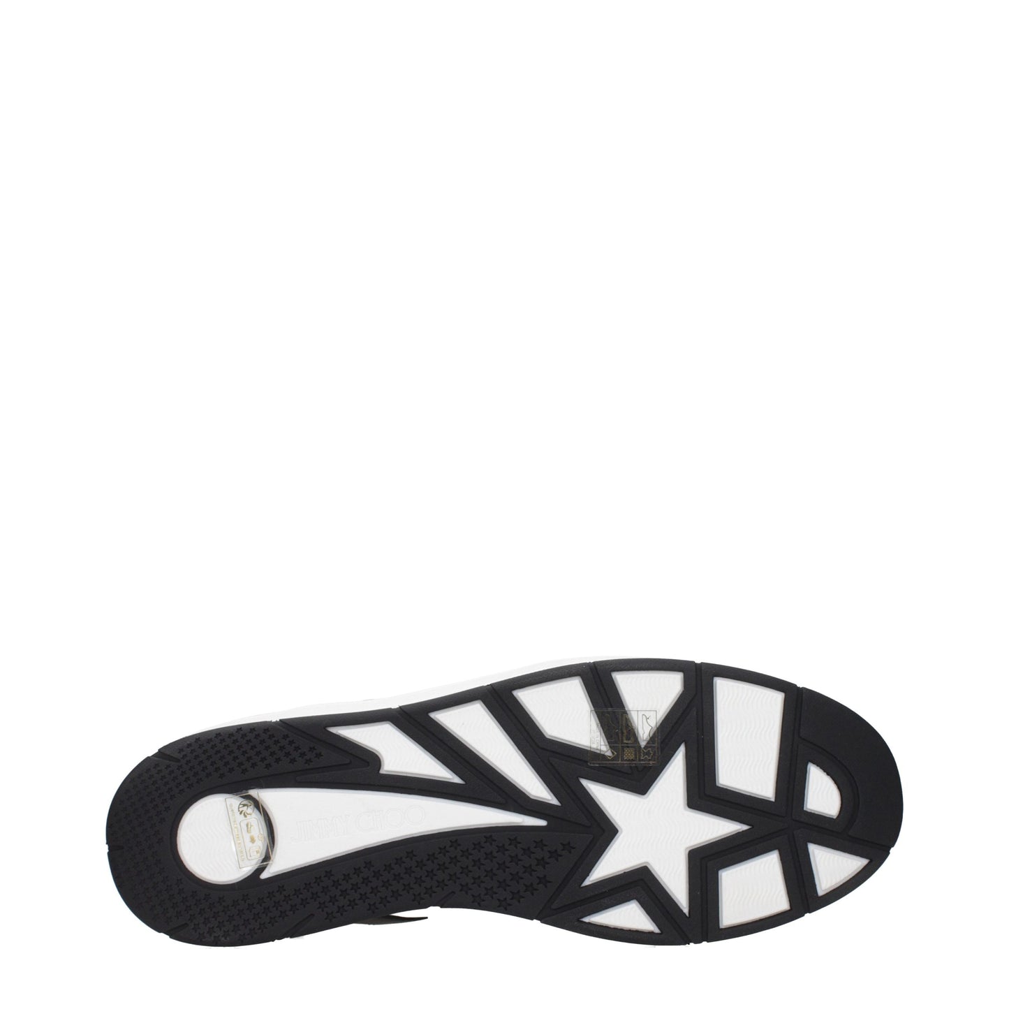 Sneakers by Jimmy Choo for men in leather black presents a sumptuous silhouette, artfully capturing the essence of the Men's Fashion Leather Sneakers with its sumptuous fashion style design.