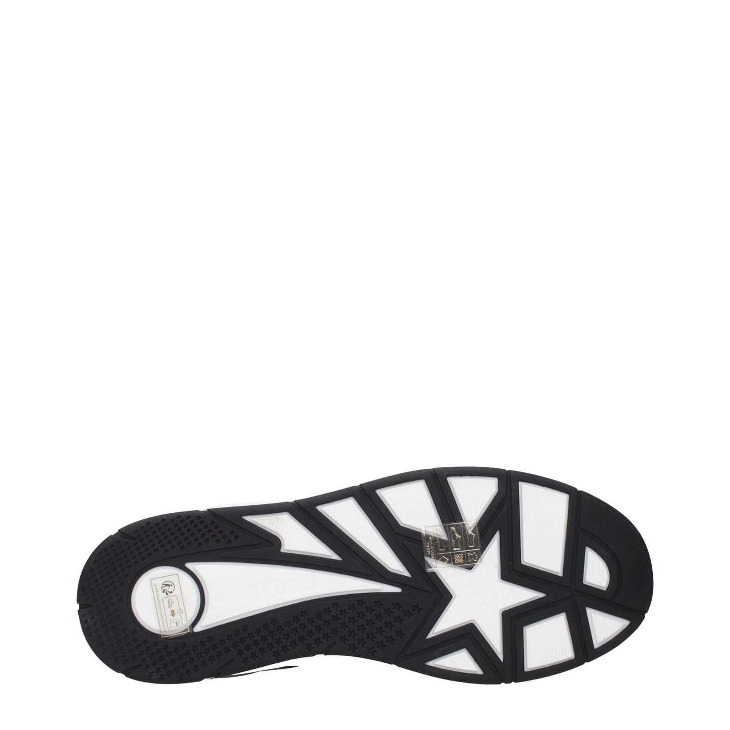 Sneakers by Jimmy Choo for women in leather black features an timeless silhouette from the Women's Low Top Leather Sneakers collection, showcasing a signature low-top style with an timeless finish.