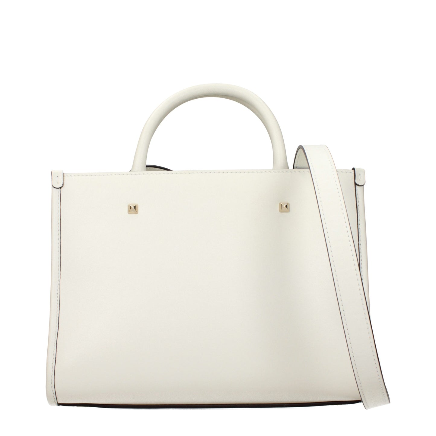 Handbag by Jimmy Choo for women in leather white features an refined silhouette, showcasing a secure , ample , and versatile handle for a sophisticated refined aesthetic.