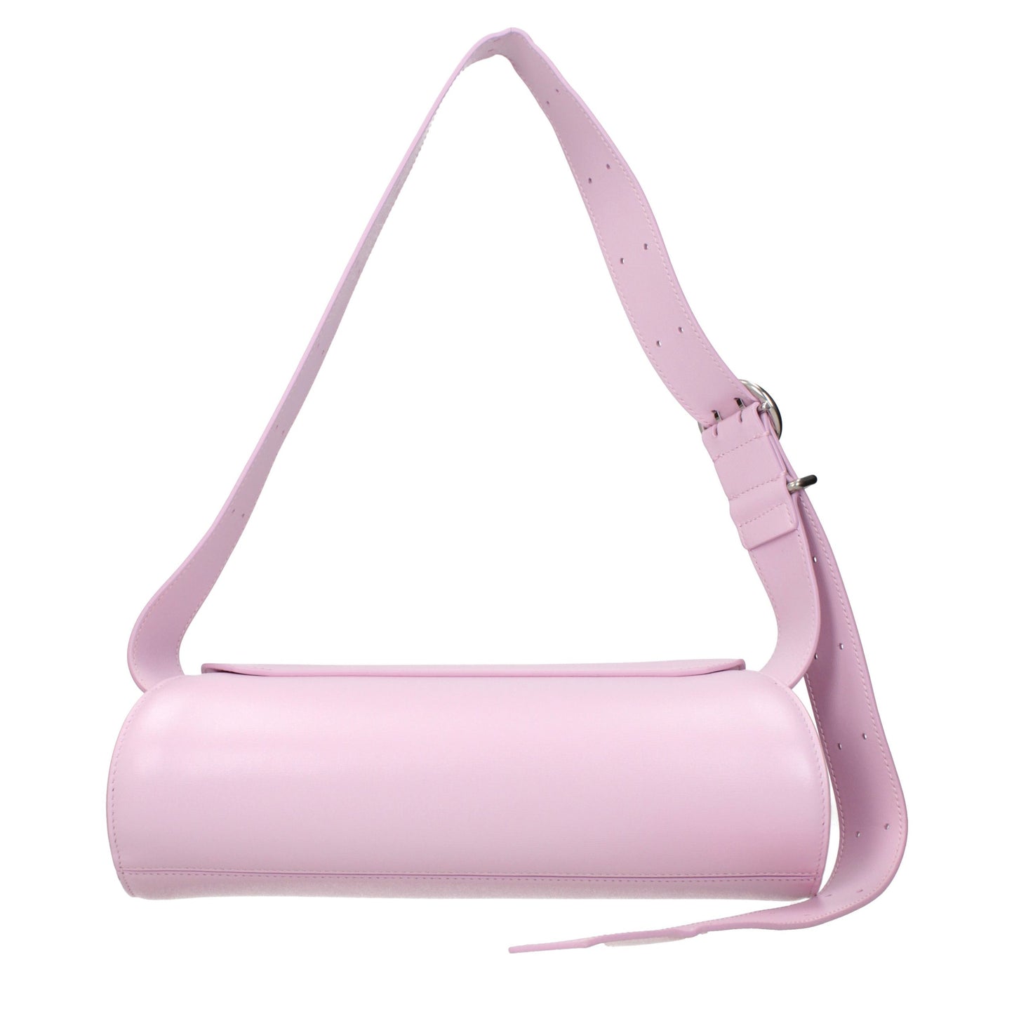 Crossbody Handbag by Jil Sander for women in leather pink features a versatile chic silhouette, meticulously detailed with a secure , ample , and versatile crossbody-strap & adjustable-strap.