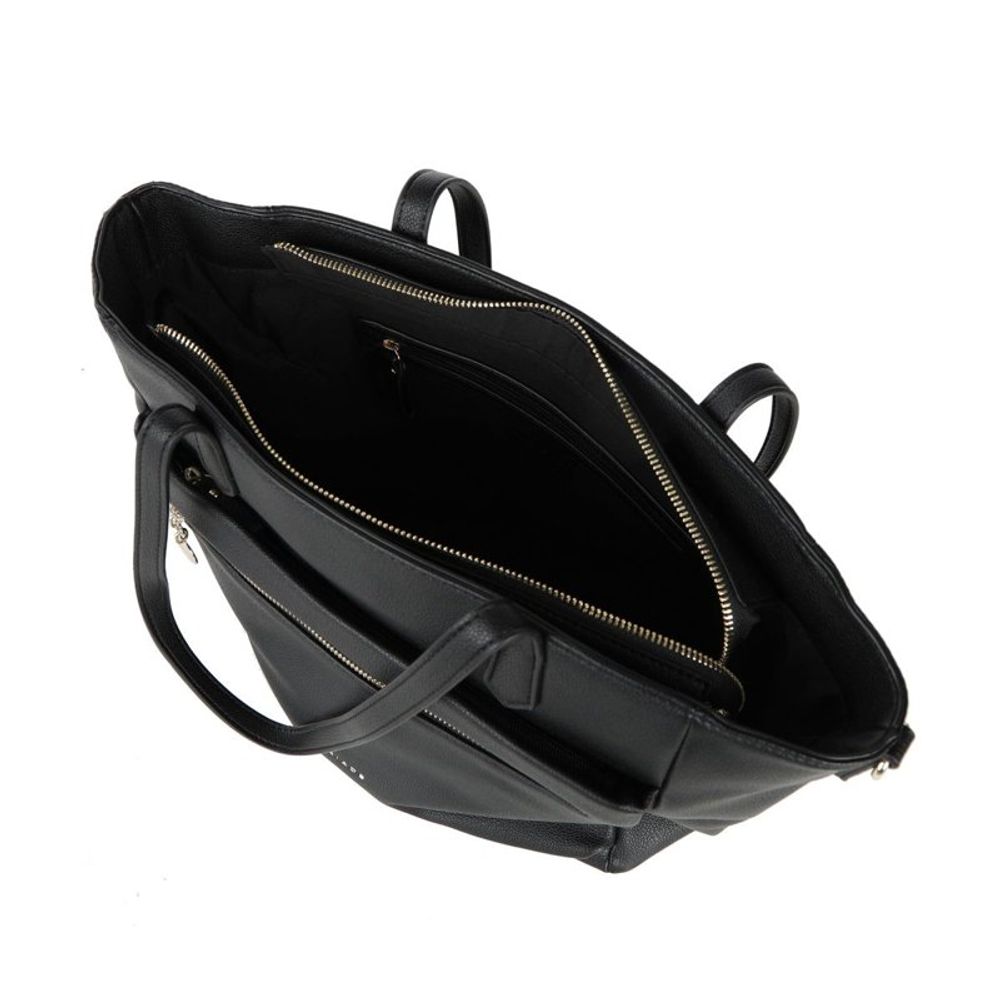 MIRIADE Polyethylene & Polyurethane Shoulder Bag - Black