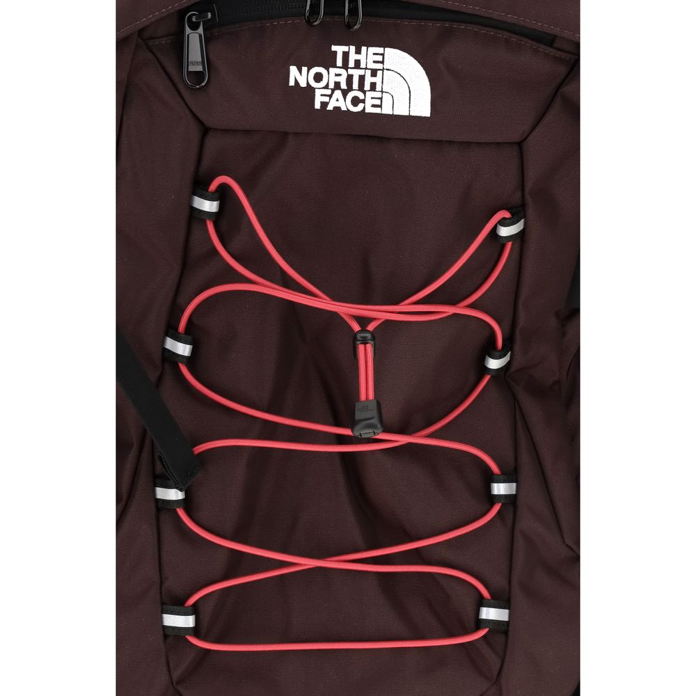 Medium Flap Backpack Shoulder Bag by The North Face for men in nylon & calfskin leather bicolour & green presents a versatile silhouette, showcasing a secure snap & flap and versatile with versatile shoulder-strap, handle, backpack-strap, adjustable-strap & belt-strap for a sophisticated look.