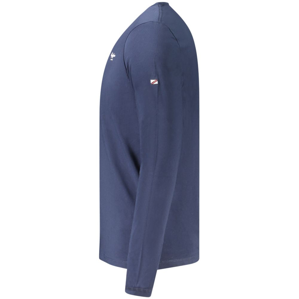 T-Shirt by Pepe Jeans for men in stretch cotton blue & print showcases a unassuming silhouette, artfully detailed with a refined and unassuming for a sophisticated, contemporary look.
