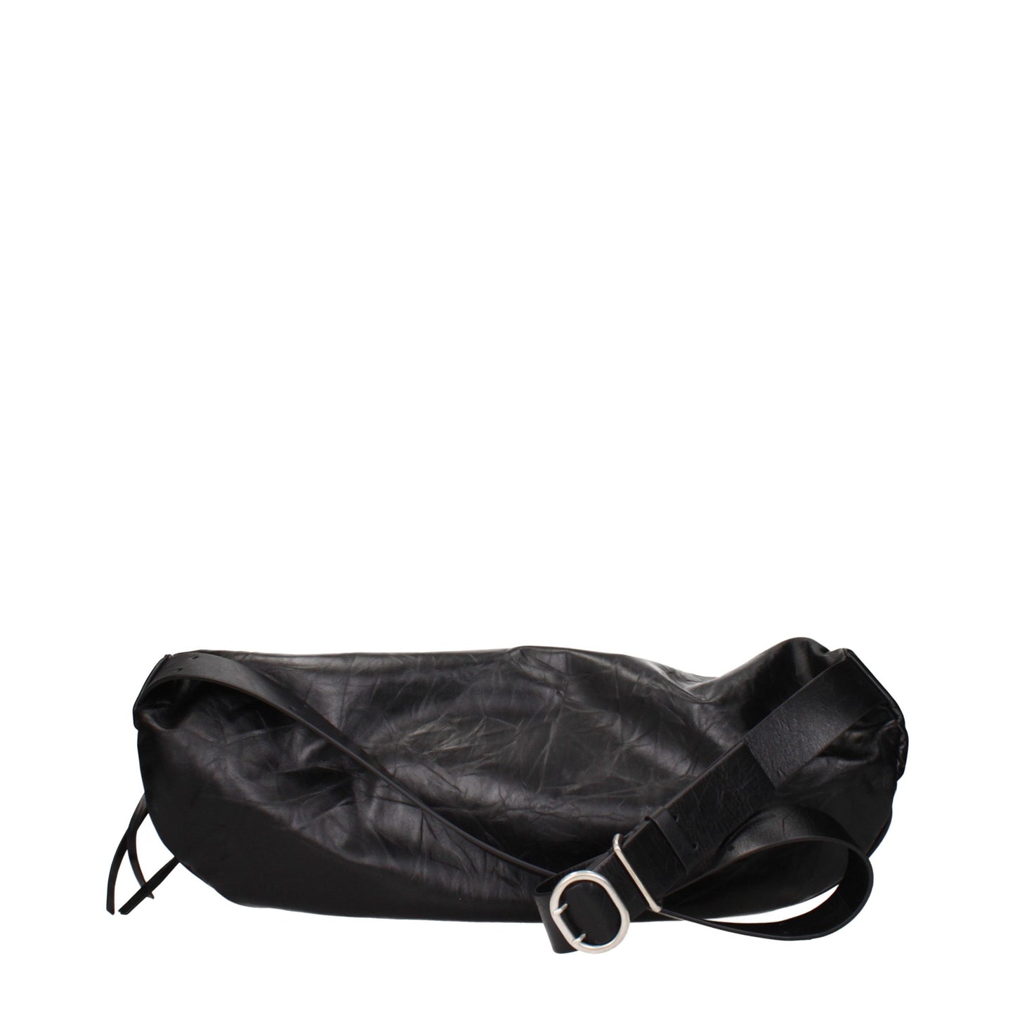 Backpack by Jil Sander for men in leather black presents a versatile Leather Backpack design, showcasing a secure with ample and versatile backpack-strap & adjustable-strap for a versatile finish.