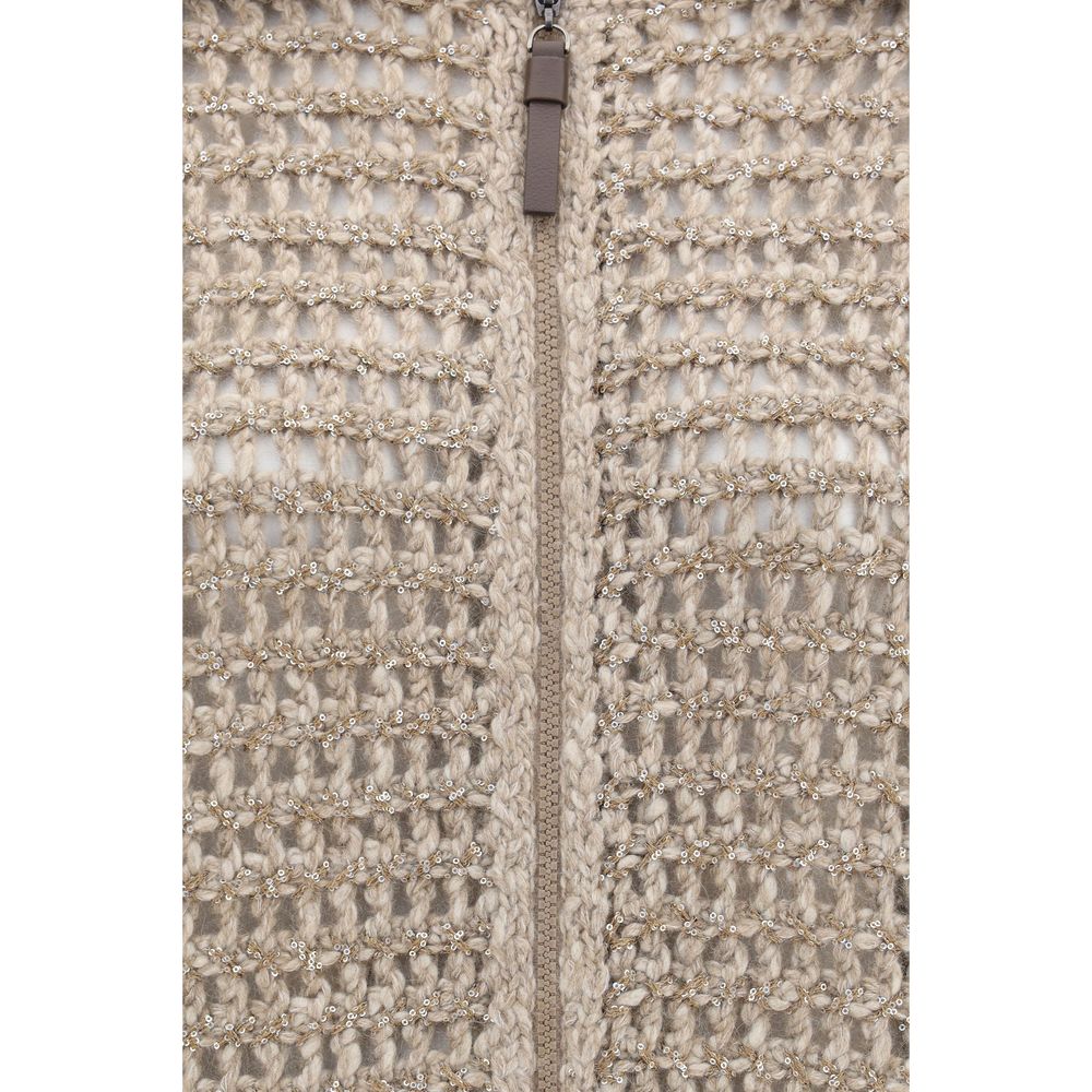 Brunello Cucinelli Women's Regular Fit Cashmere Cardigan - Gray