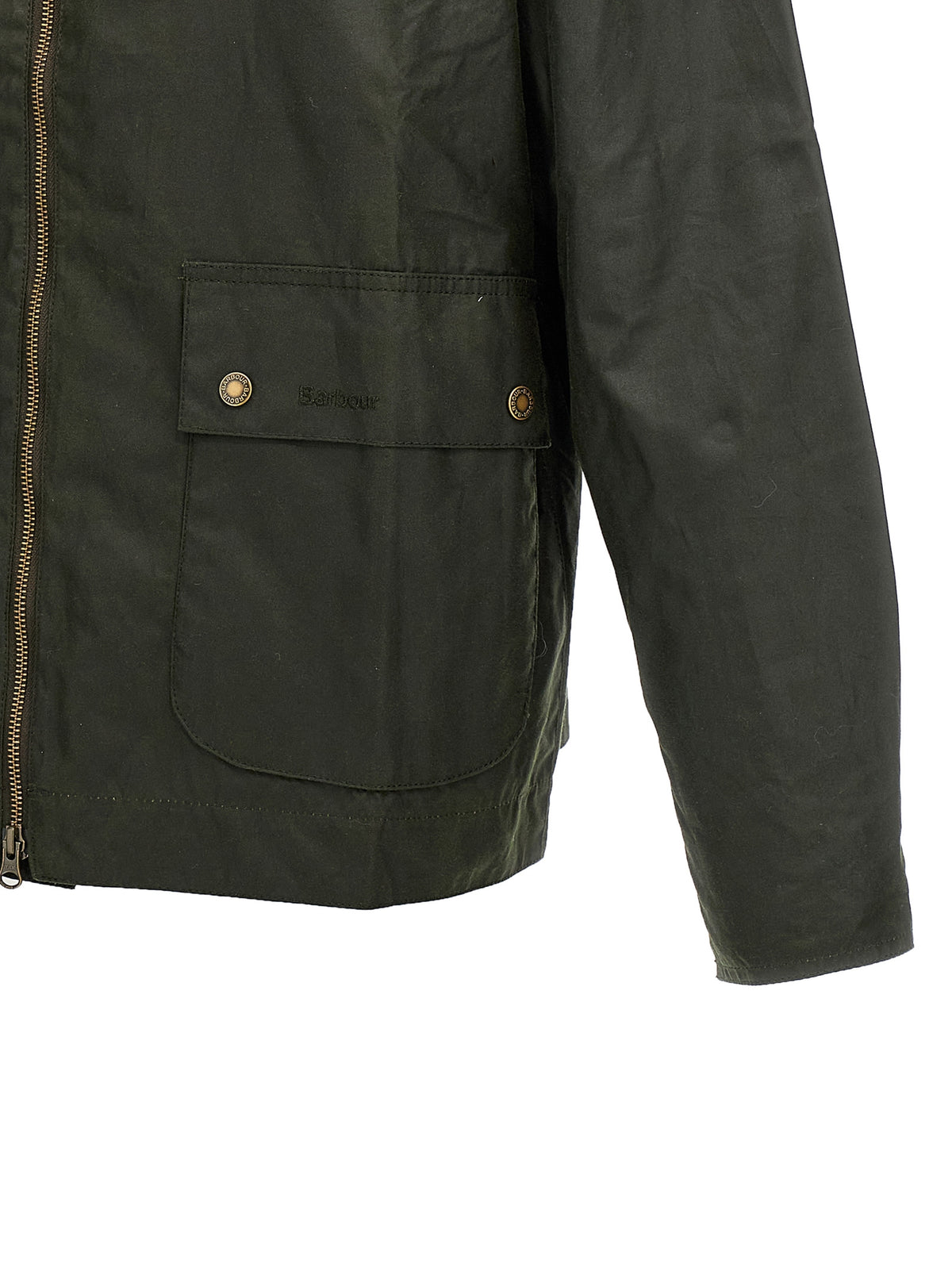 Barbour Men's Cotton Corduroy Overcoat - Bicolour Green