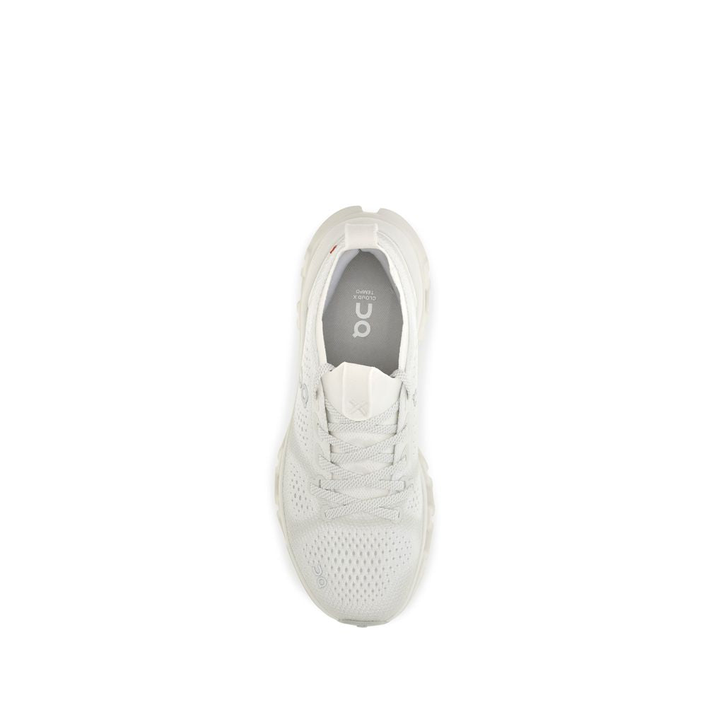 Athletic Sneakers by ON for men in fabric mesh white features an exquisite silhouette, showcasing the premium athletic style of the Men's Athletic Fabric Mesh Sneakers with an exquisite finish.