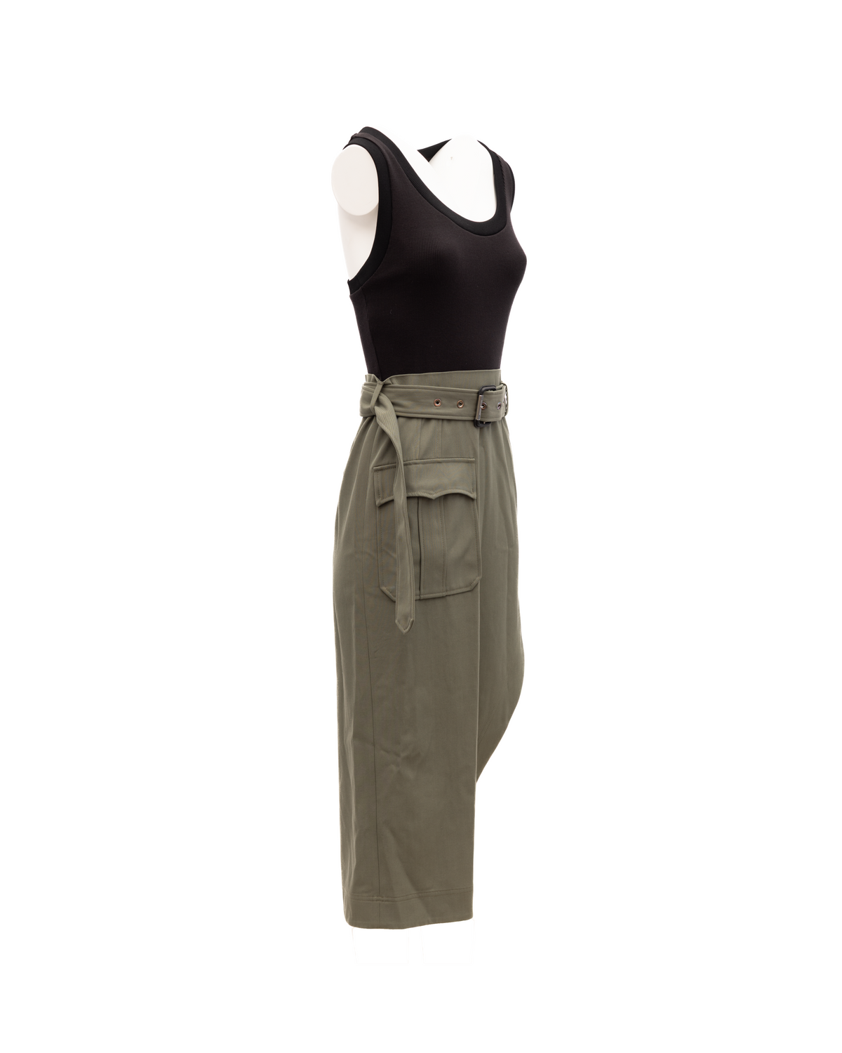 Dress by Alexander McQueen for women in silk & acetate black & green features a dramatic silhouette, showcasing an elegant and that flows into a dramatic midi.