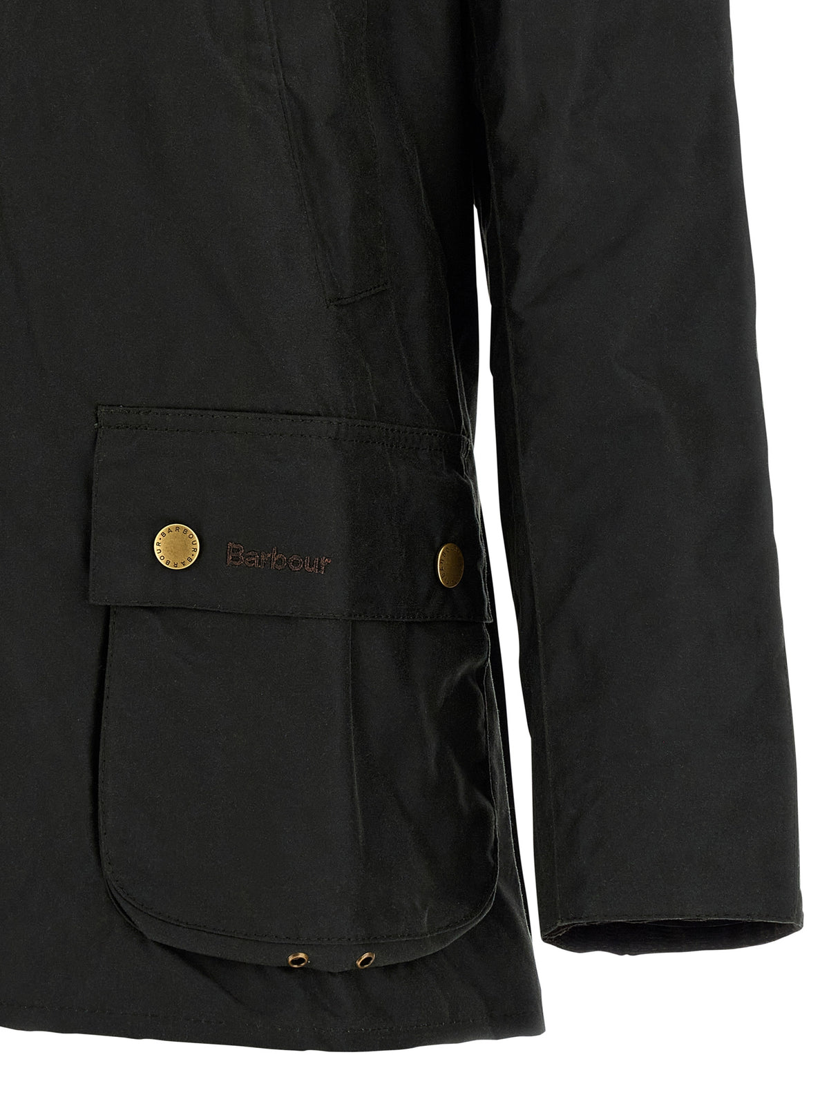 Barbour Men's Cotton Corduroy Windbreaker Jacket - Bicolour Green